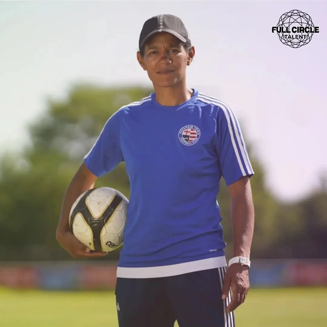 Meet our first client, Mary Phillip, a true pioneer of the women's game ✊🏽

Mary made history as the first black woman to captain The Lionesses and was part of the squad at England's first official Women's World Cup. As an Arsenal quadruple winner a