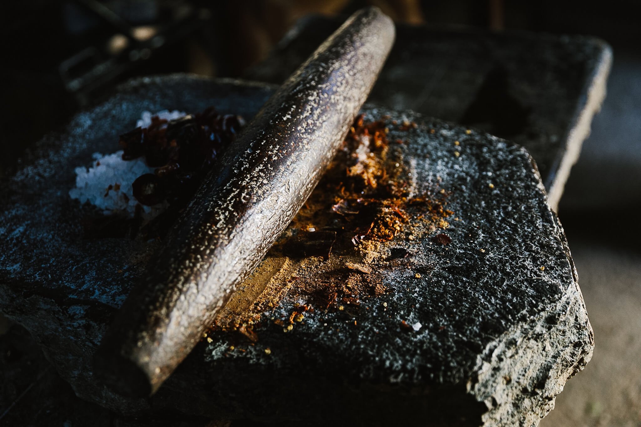 Mexican metate.