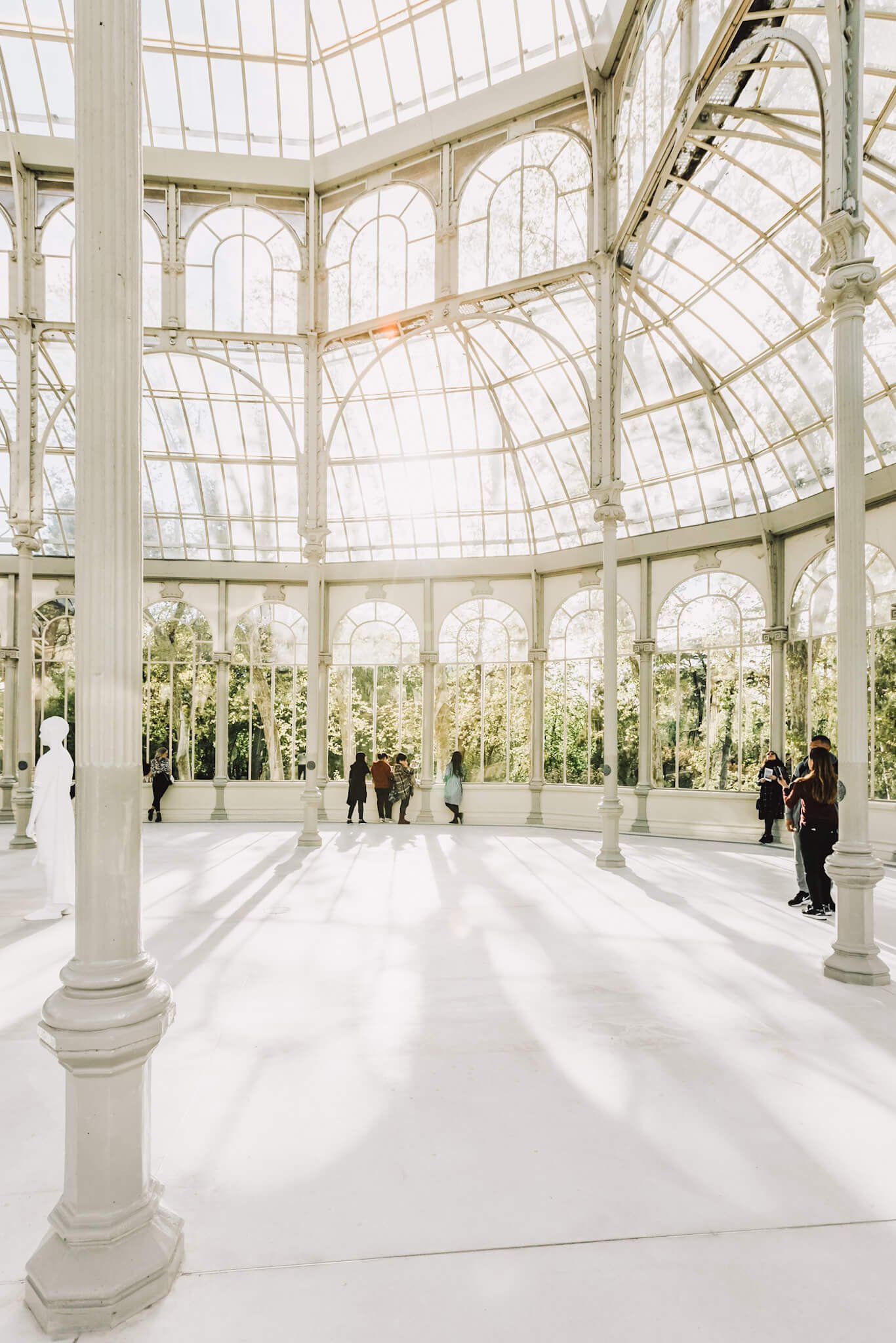 Palacio de Cristal Buen Madrid Spain.