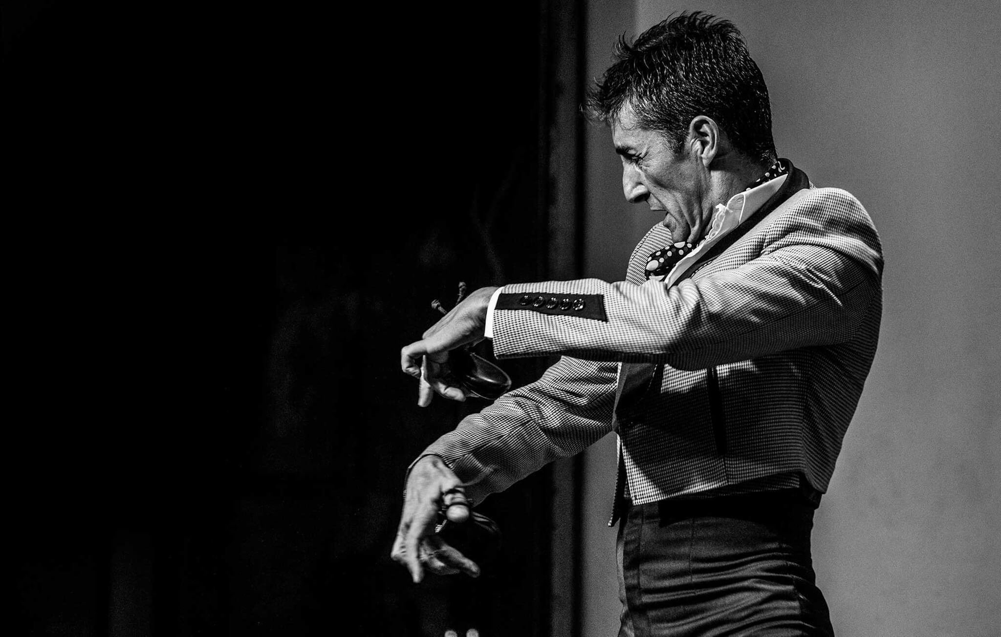 Authentic flamenco tablao Seville Spain.