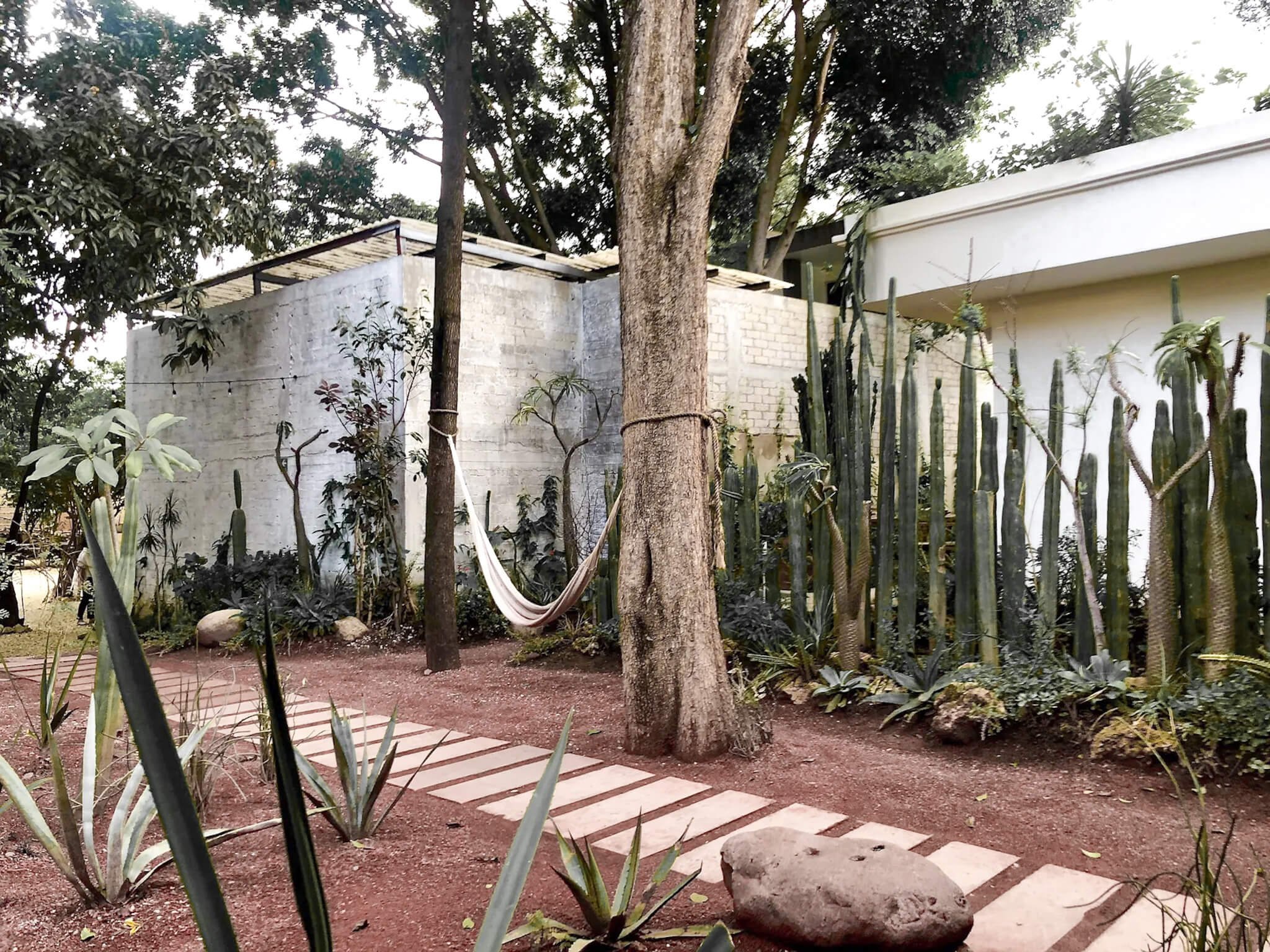 Hammock luxury accommodation Oaxaca Mexico.