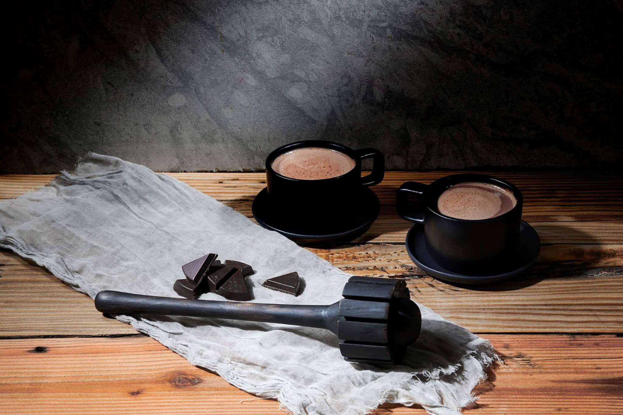 Artisan Oaxacan chocolate.