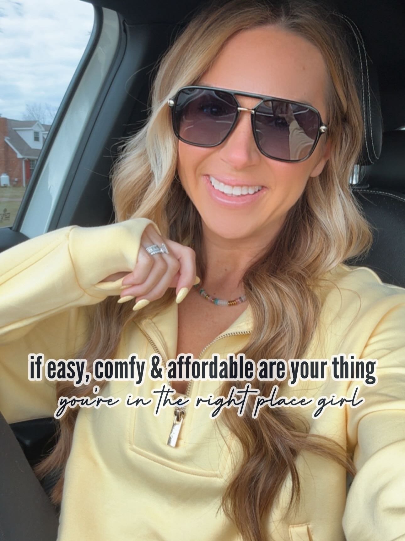 Comfortable 🤝 Cute 🤝 Affordable

Because getting dressed shouldn&rsquo;t feel like a full-time job. These are the kind of outfits you throw on for school drop-off, errands, coffee runs, or sitting at the ball field&hellip; but still look like you a