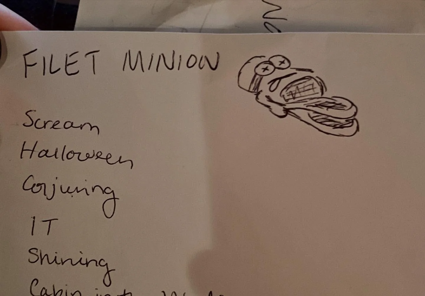 Artist Spotlight 🧑&zwj;🎨

Filet Minion
&ldquo;The Other Yellow Meat&rdquo;, 2025
Ballpoint pen on answer sheet
Gift to Windy City Trivia

#windycitytrivia #guthriestavern #artwork #chicagoartist #trivia #chicago #chicagotrivia #bartrivia #pubtrivia