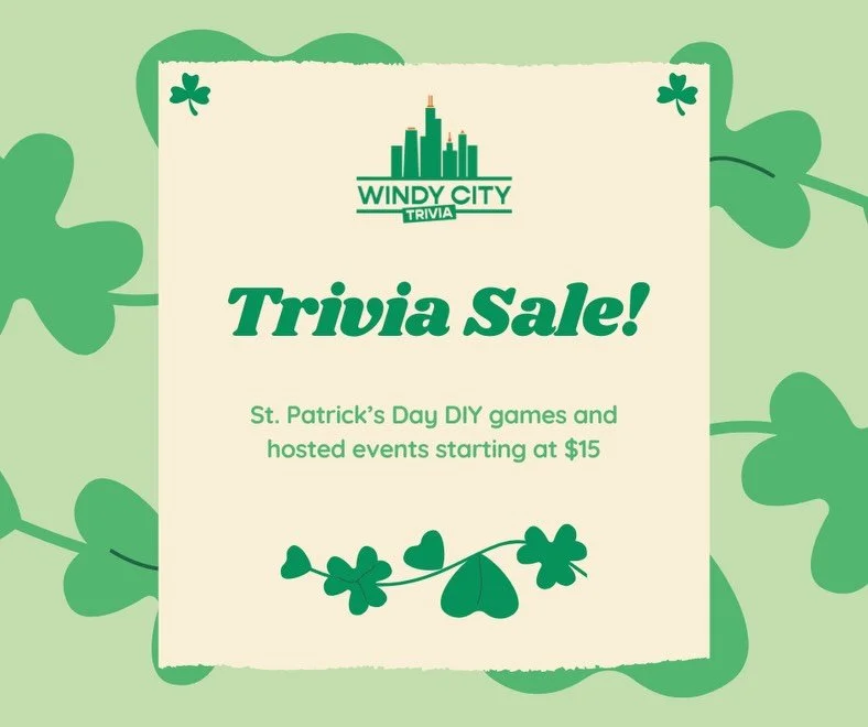Bring some craic to your St. Paddy&rsquo;s celebration! DIY games starting at just $15, hosted events start at $100.

Ceili&uacute;radh L&aacute; Fh&eacute;ile P&aacute;draig le tr&aacute;th na gceist na h&Eacute;ireann i nGaeilge n&oacute; i mB&eacu