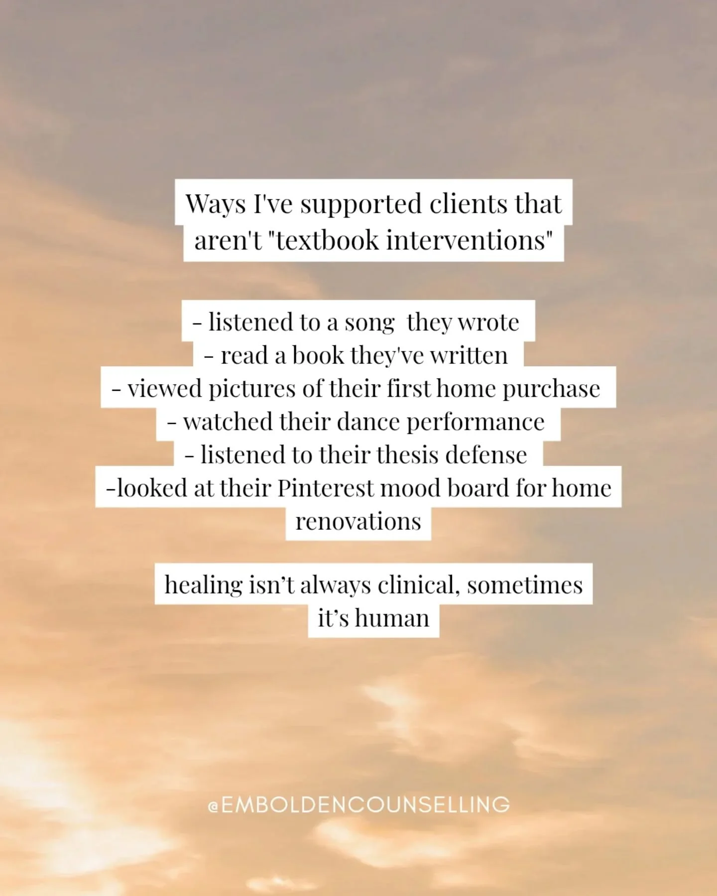 ✨Not everything that supports healing fits neatly into a manual. ✨