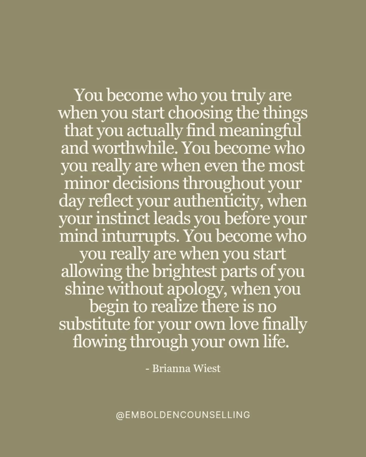 ✨ Becoming yourself isn't about doing more, it's about aligning with what feels true and meaningful for you. 

✨ When your daily choices reflect your authenticity, life starts to feel lighter, more intentional, and more connected. 

✨ What is one sma