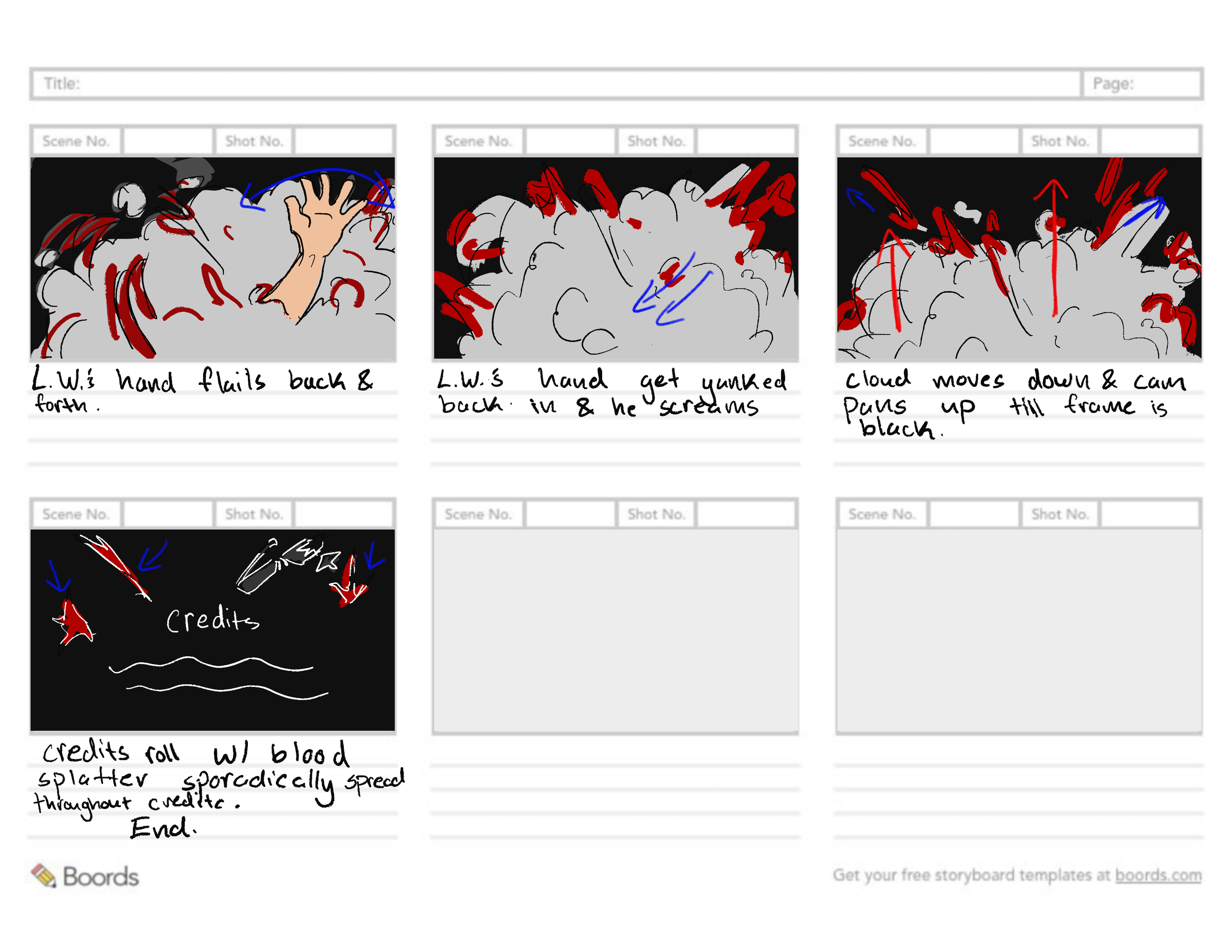 The Nest Storyboard