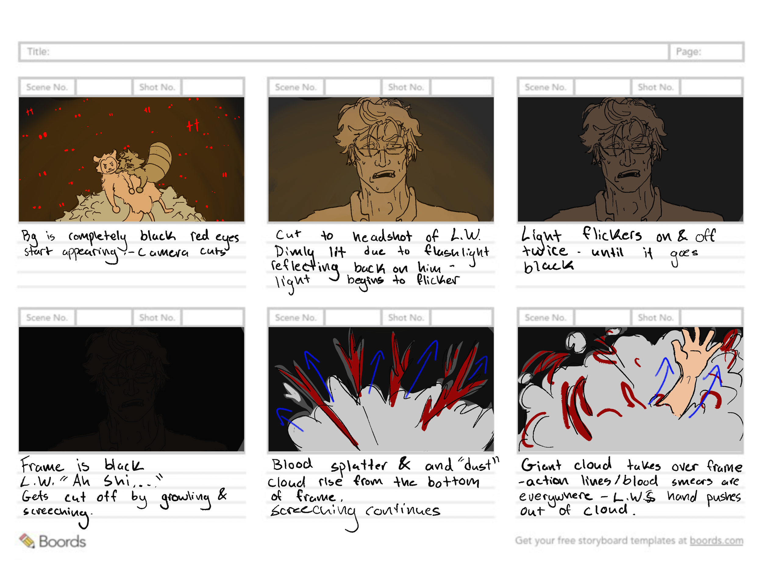 The Nest Storyboard