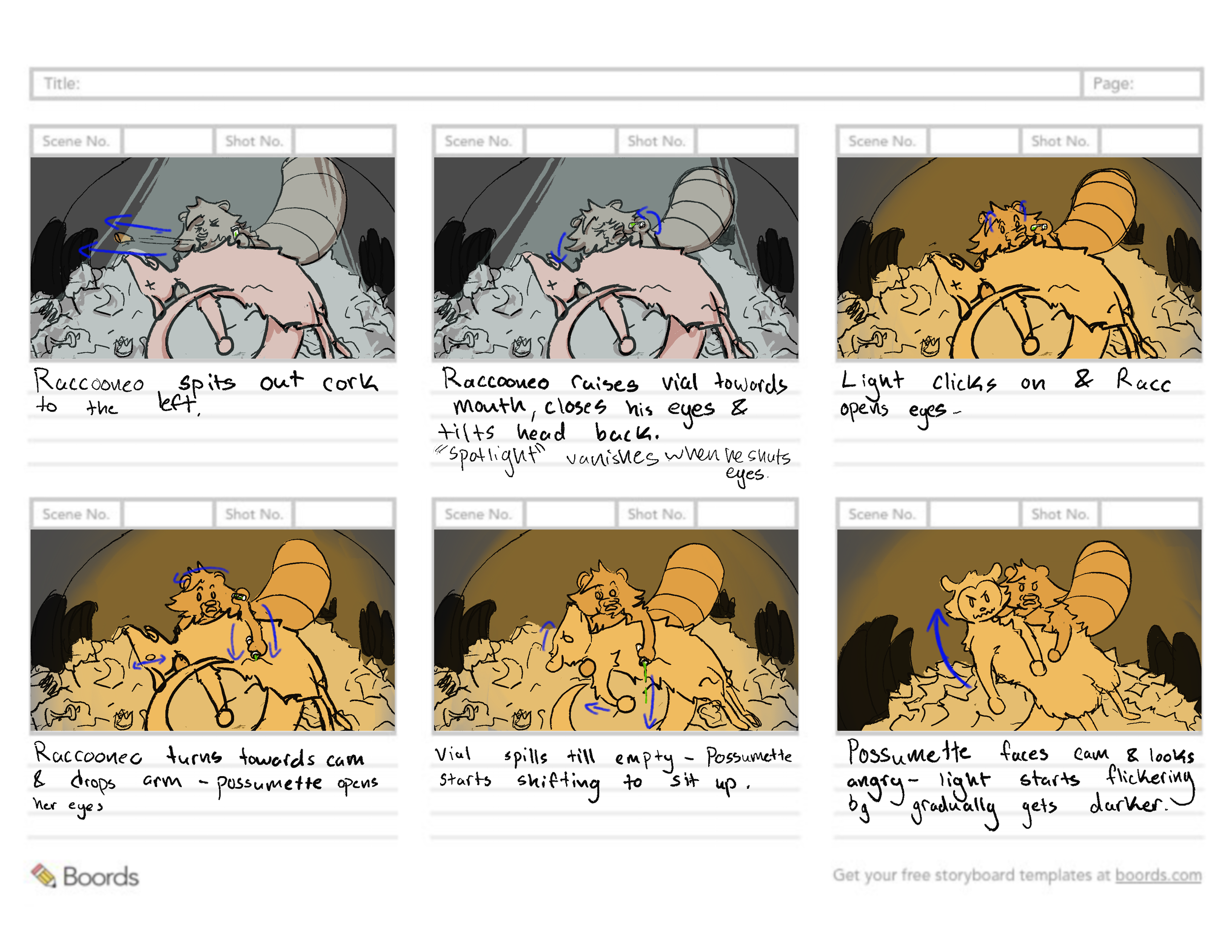 The Nest Storyboard