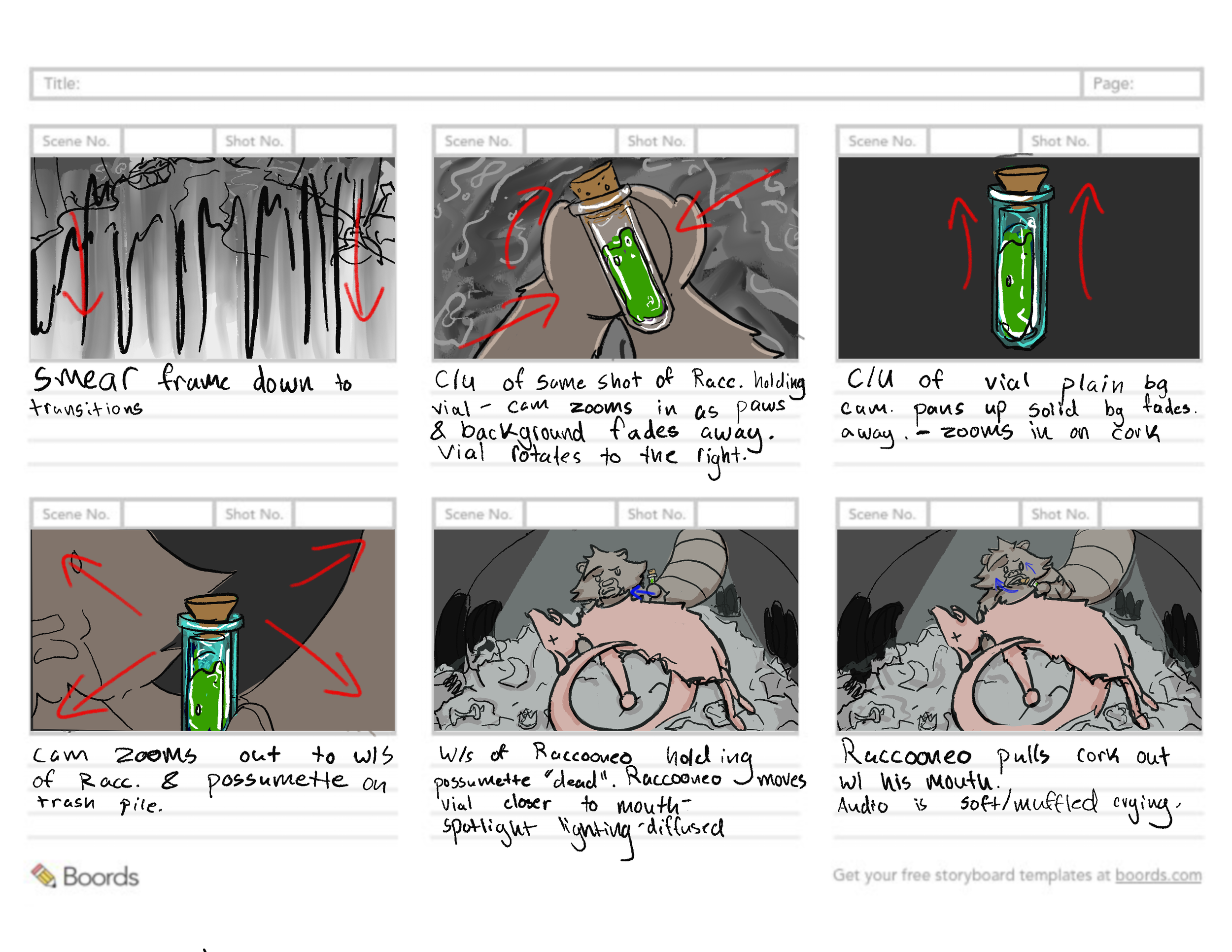 The Nest Storyboard
