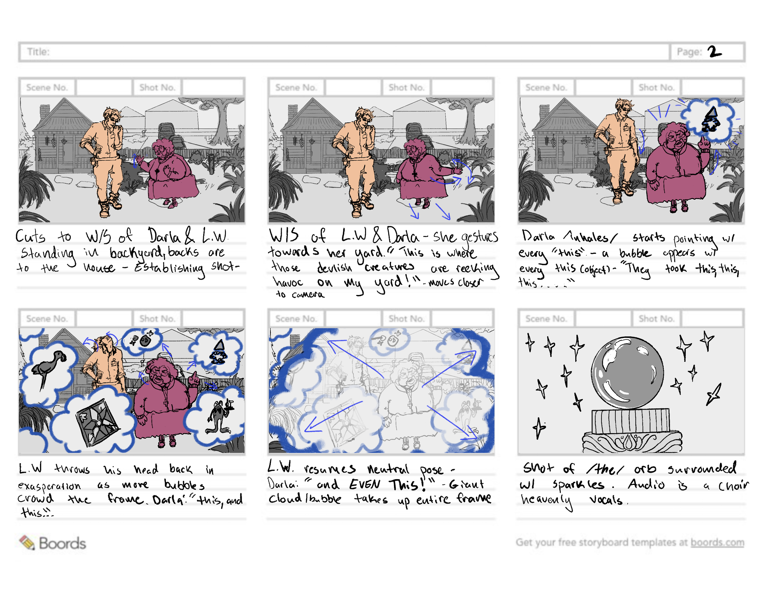 The Nest Storyboard