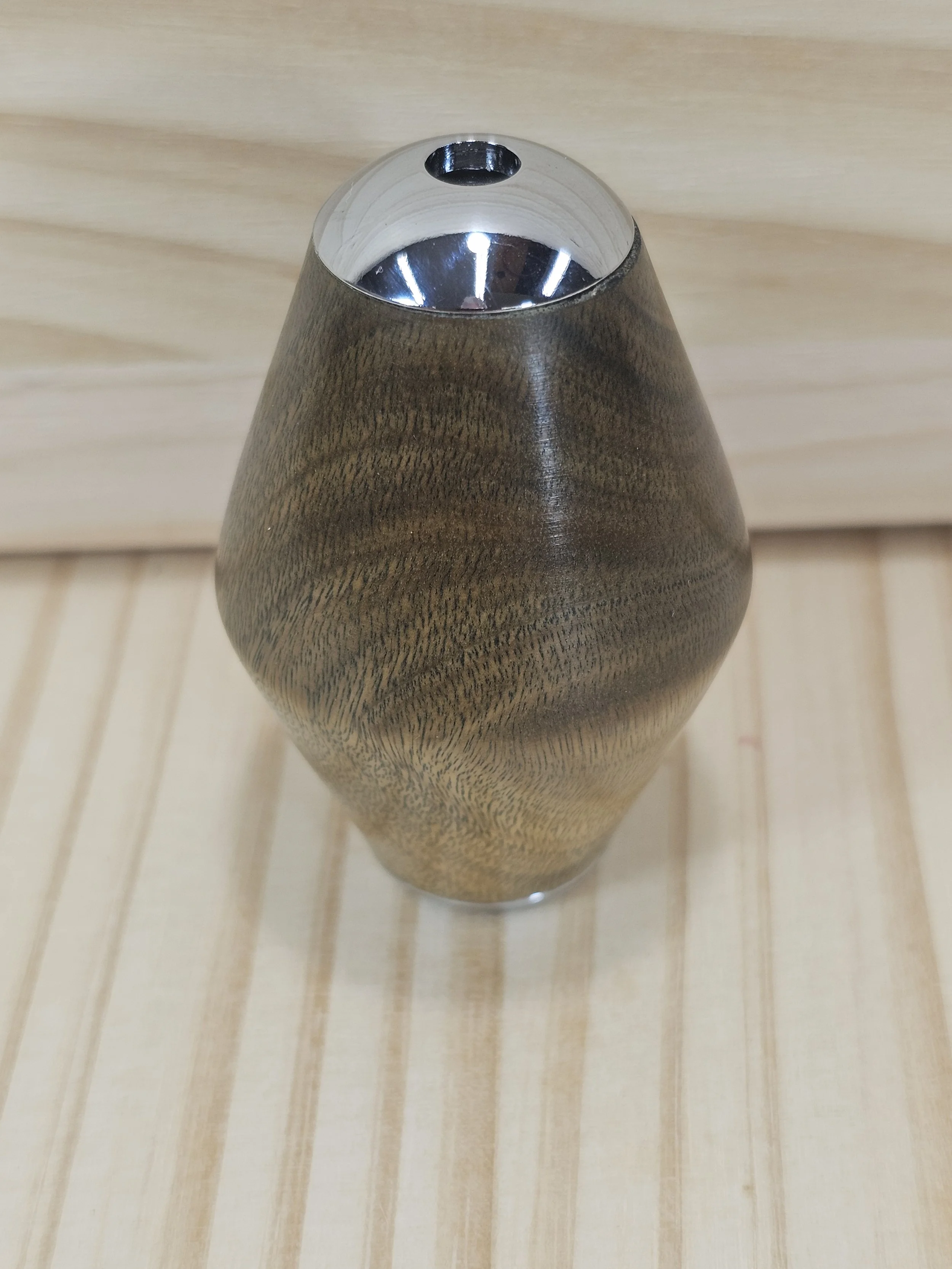Hand-turned lignum vitae wood Kaleidoscope
