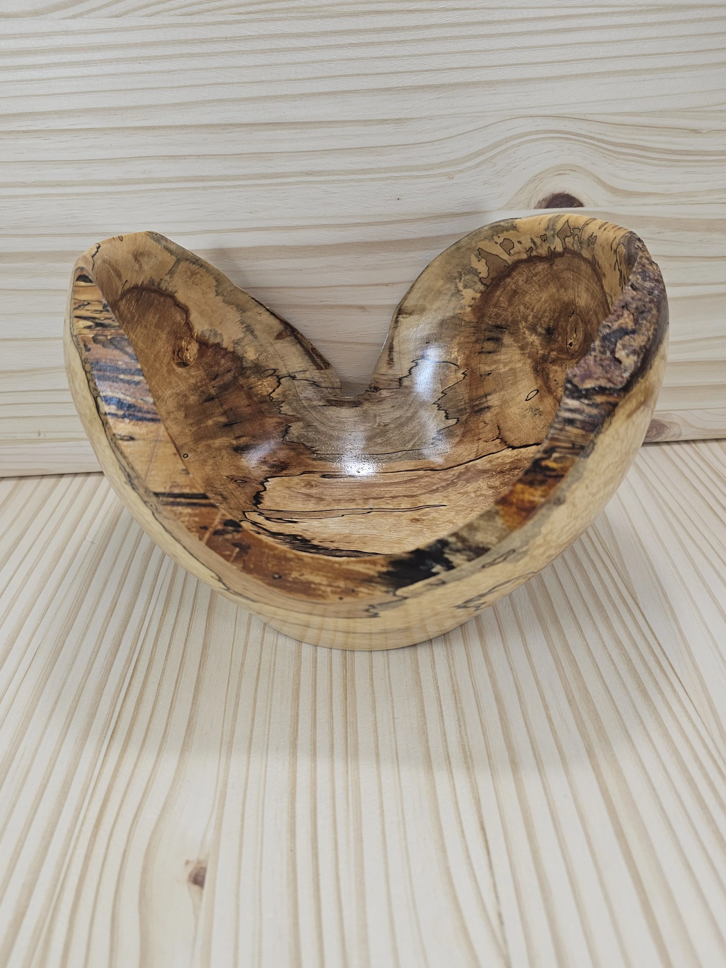 Spalted Birch Natural Edge Bowl