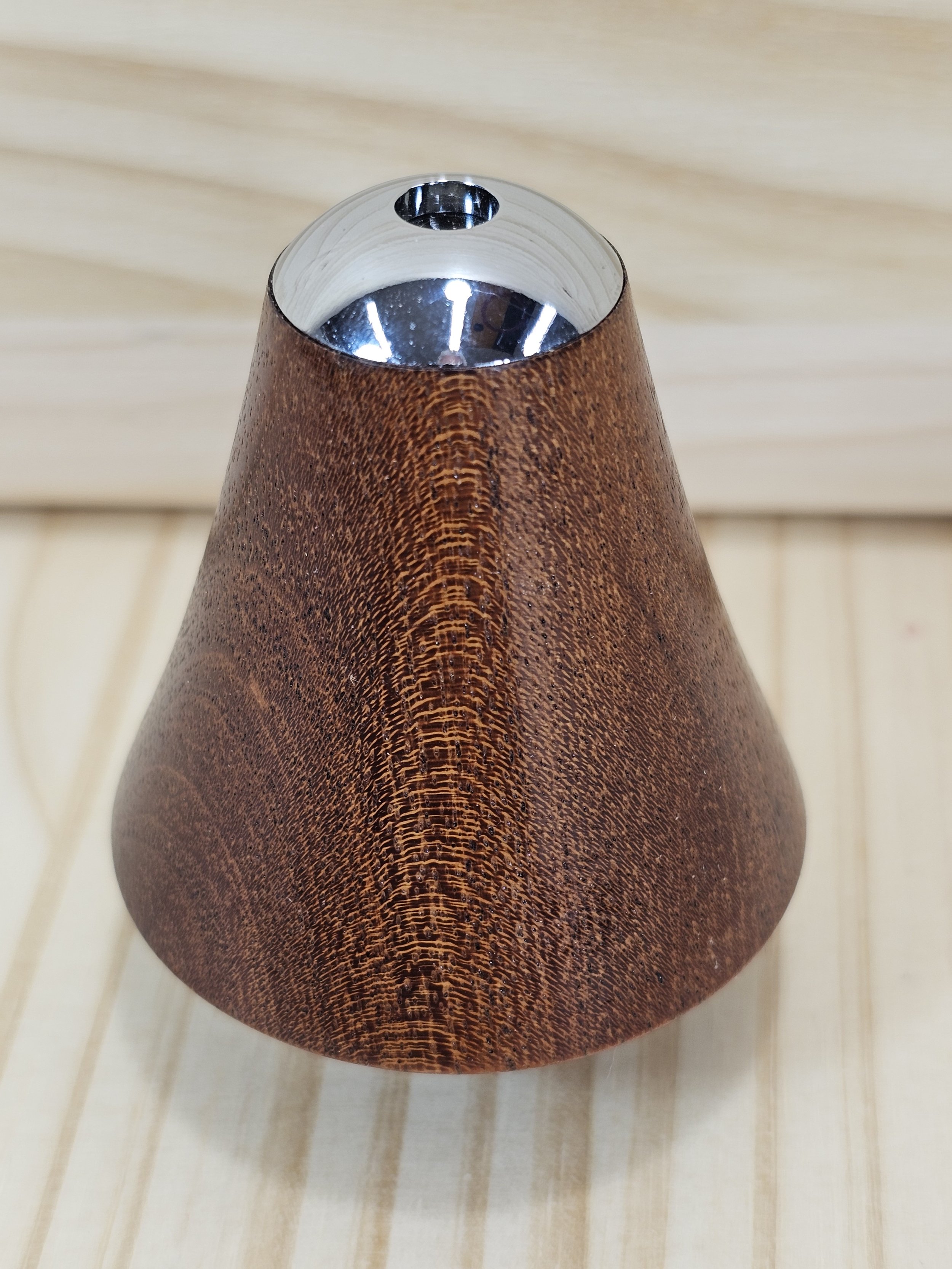 Hand-turned Mahogany Wood Kaleidoscope