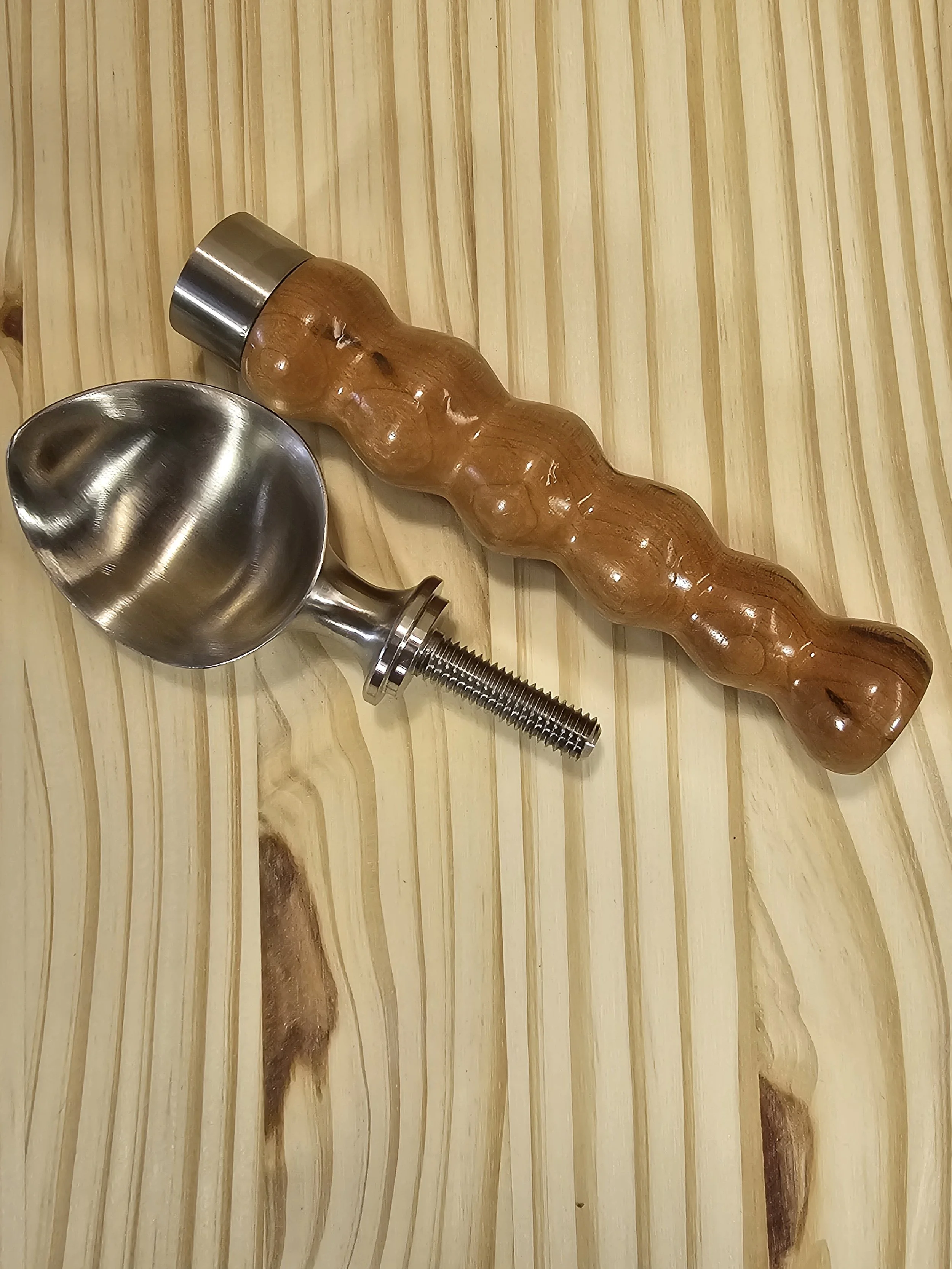 Ice Cream Scoop with Bradford Pear Wood Handle