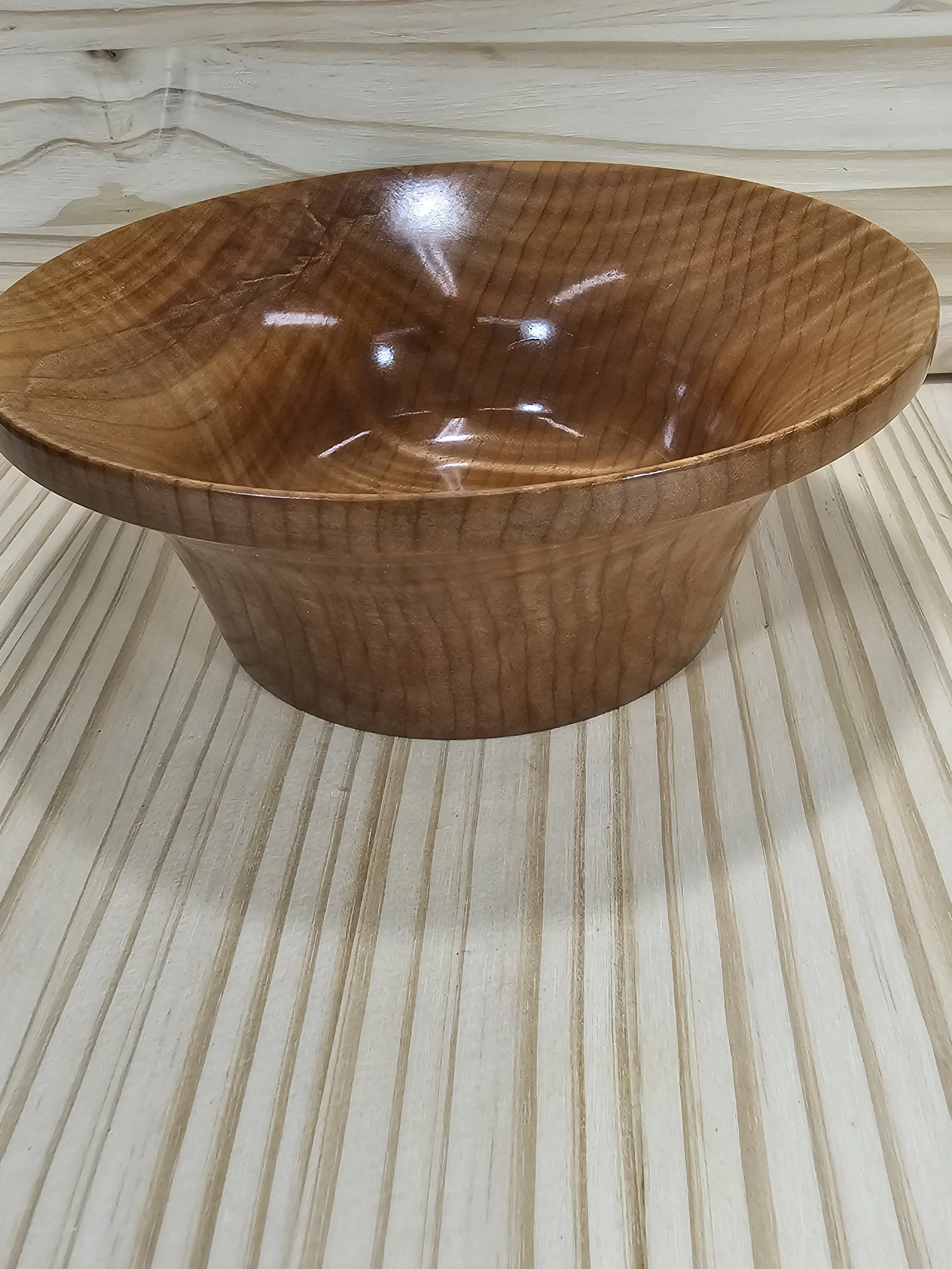 Highly figured maple bowl