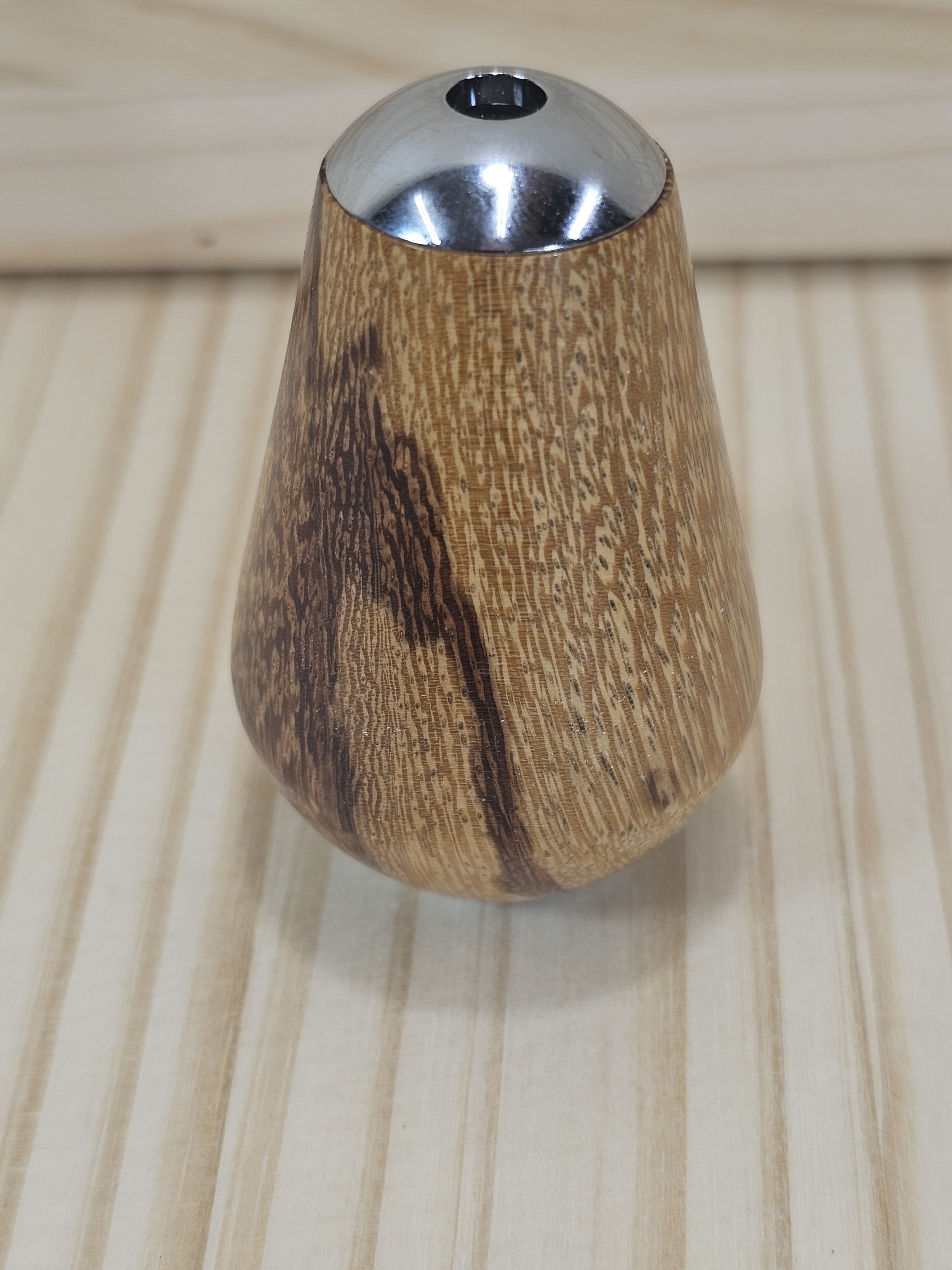 Hand-turned marble-wood Kaleidoscope