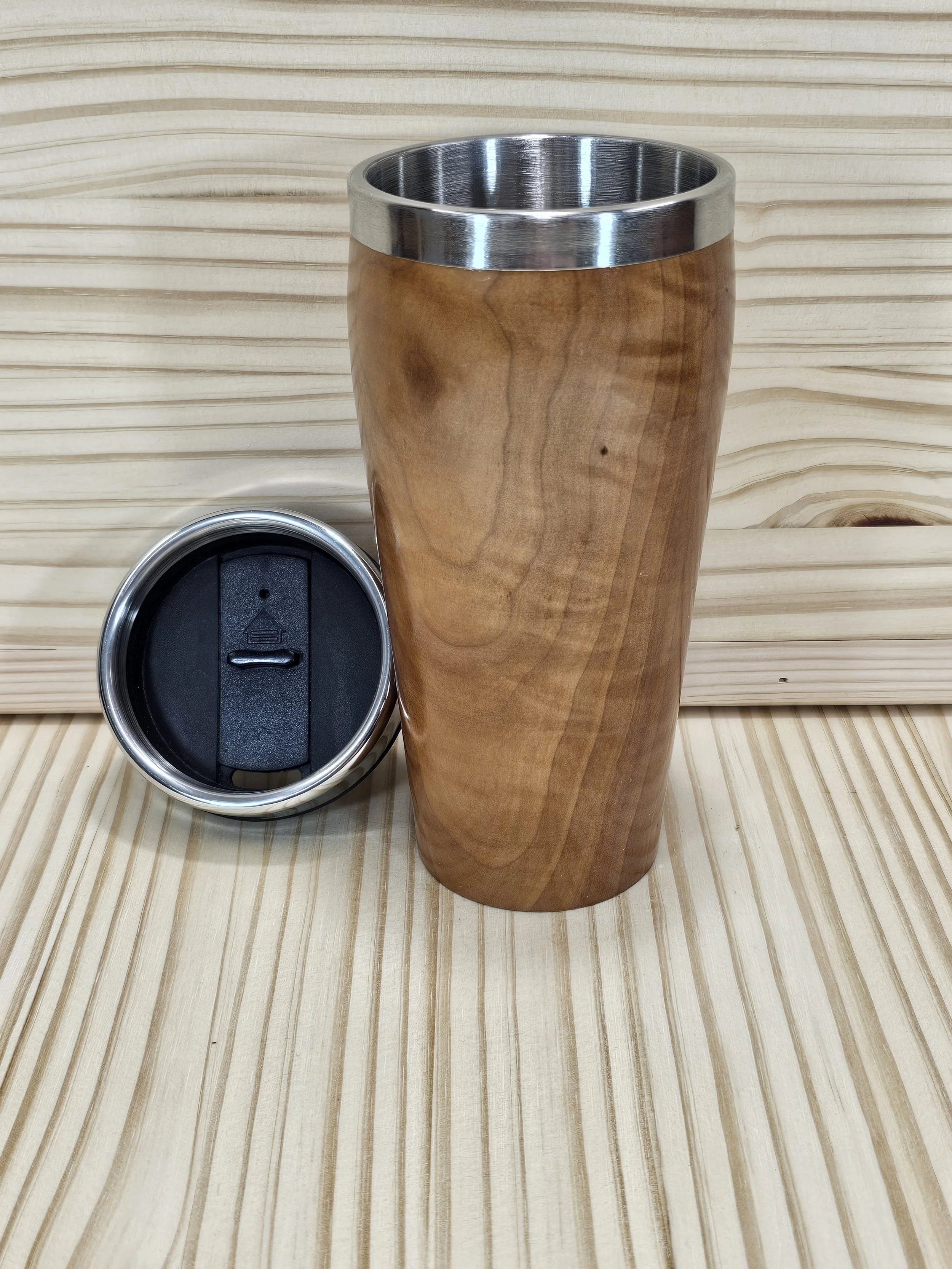 Bradford Pear Tumbler (#? as I have a lot of this wood), 16 Ounce Capacity