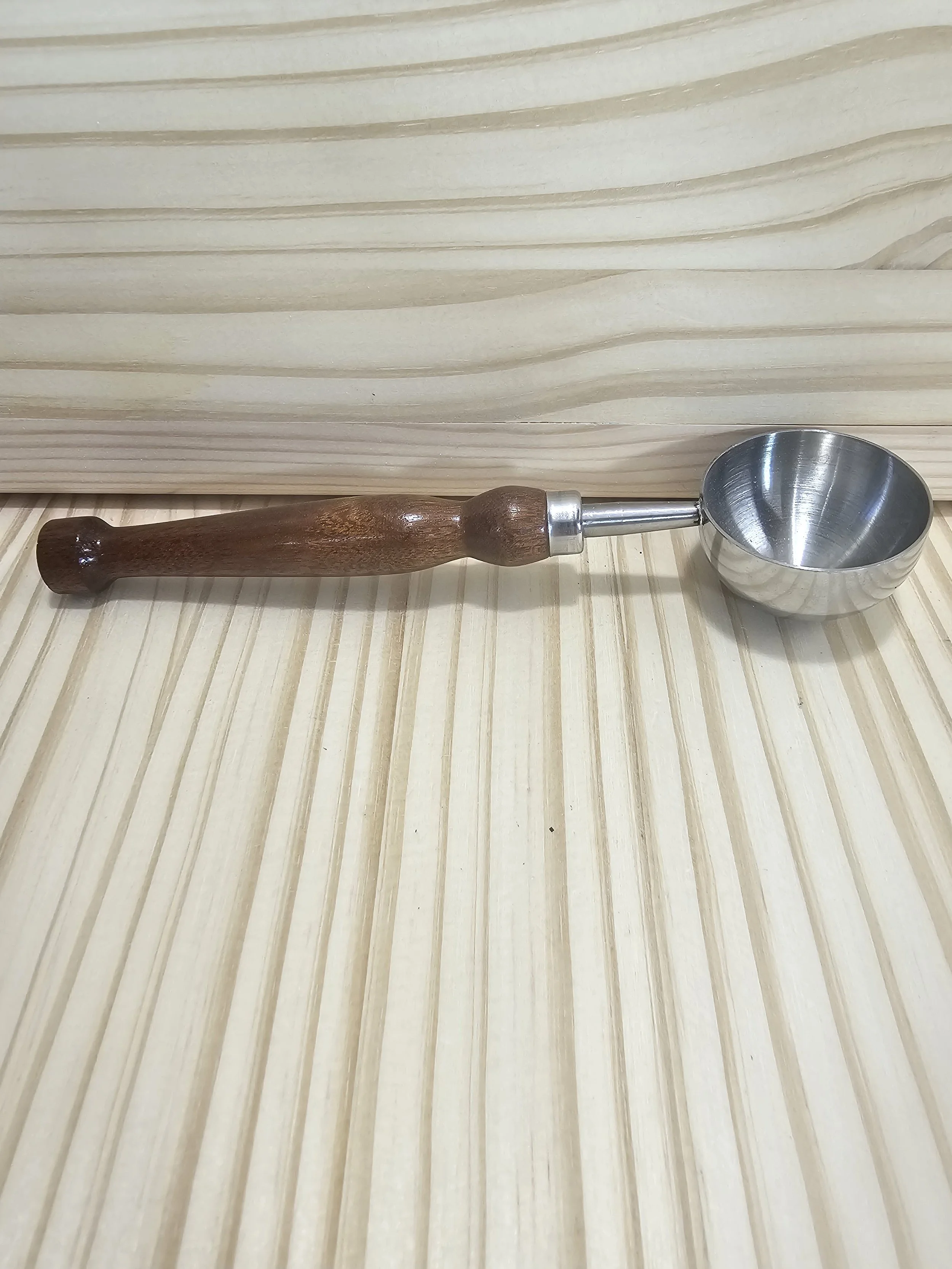 Large Coffee Scoop with Sapele wood Handle