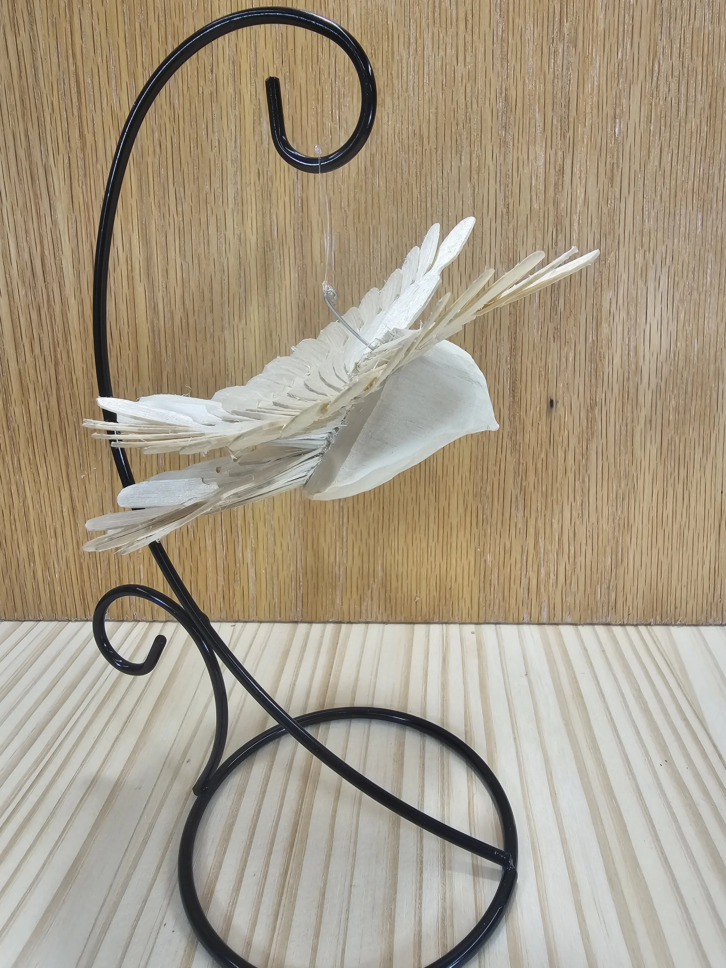 Fan bird with stand - No Finish