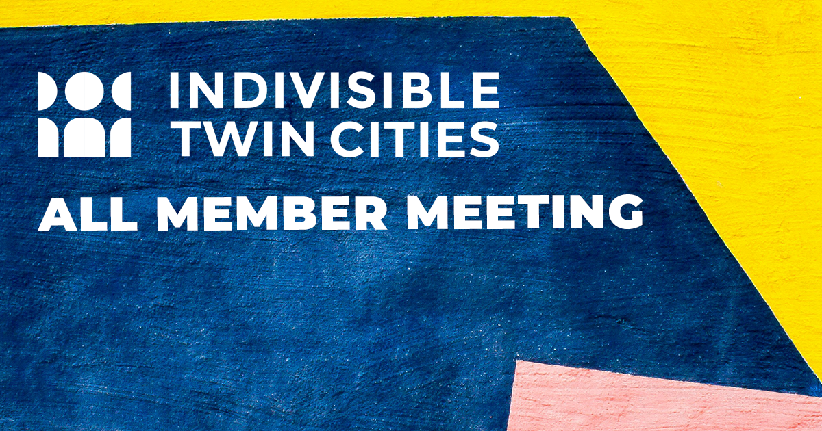 Indivisible Twin Cities All Member Meeting
