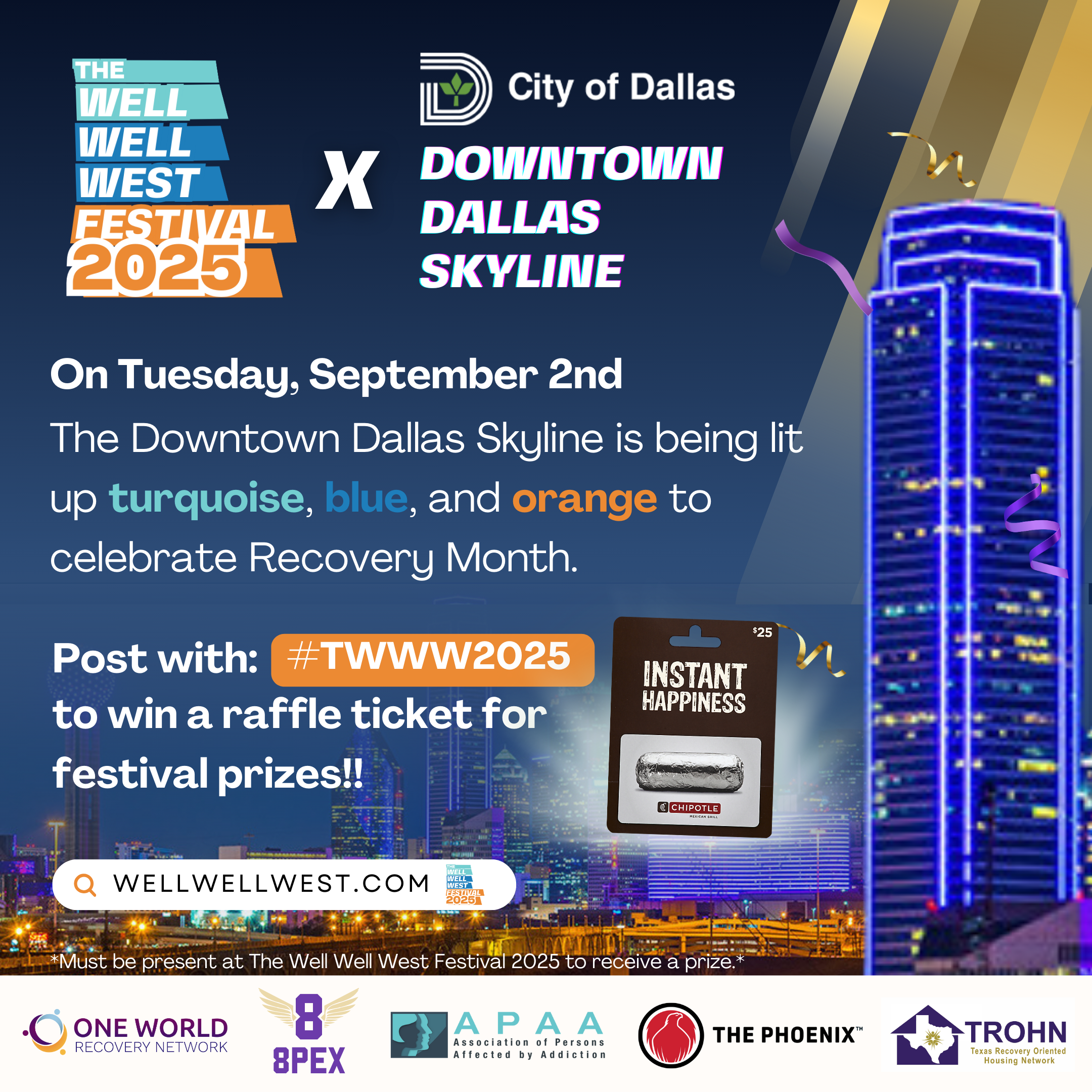 TWWW2025 x Downtown Dallas Skyline