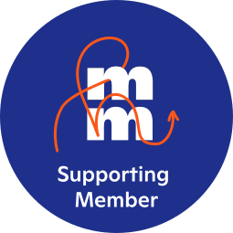 badge that certifies Allie Haydon is supporting member