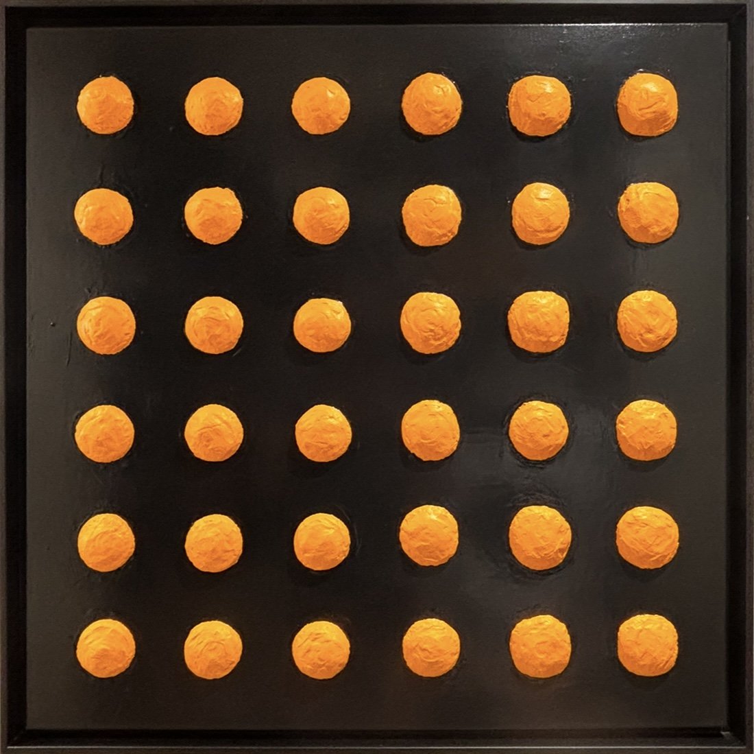 Autumn dreams - Freshly squeezed - Lacquer & modeling paste - 90x90cm - 2023.jpg