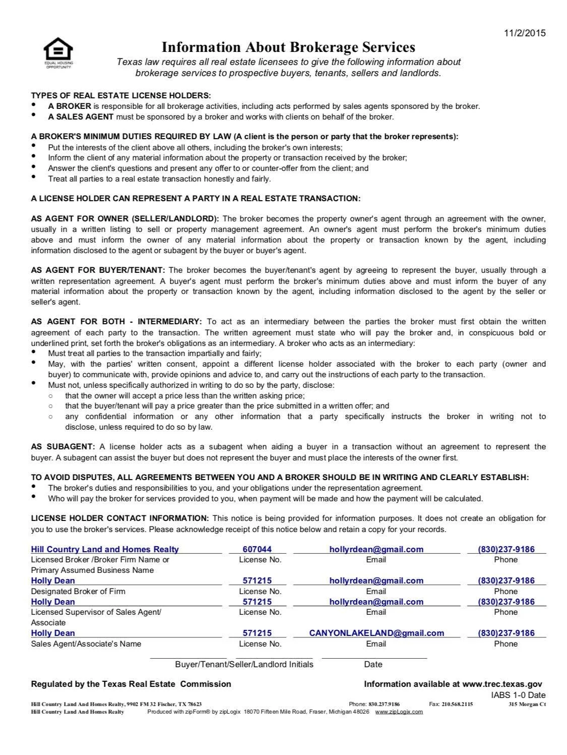 Hill Country Land and Homes Realty