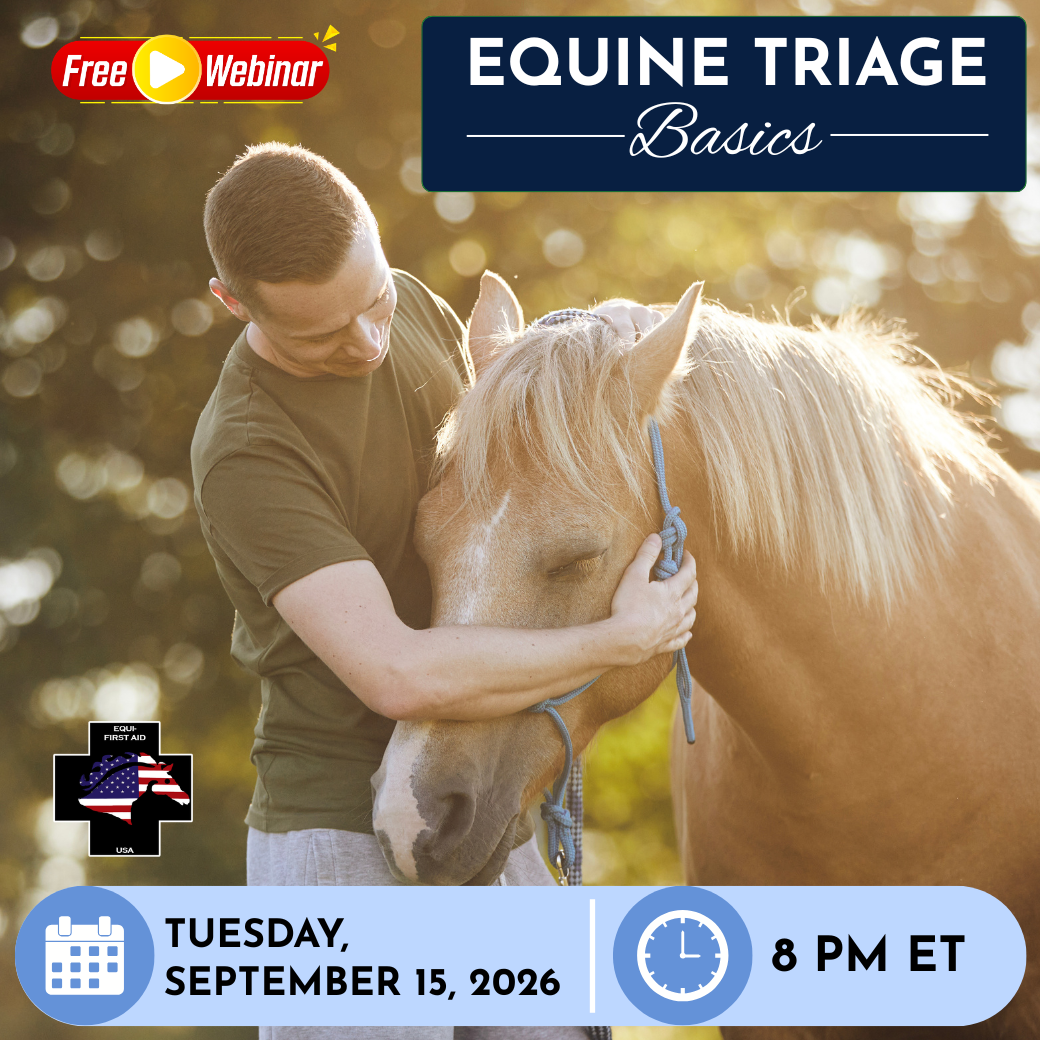 FREE Webinar - Equine Triage Basics