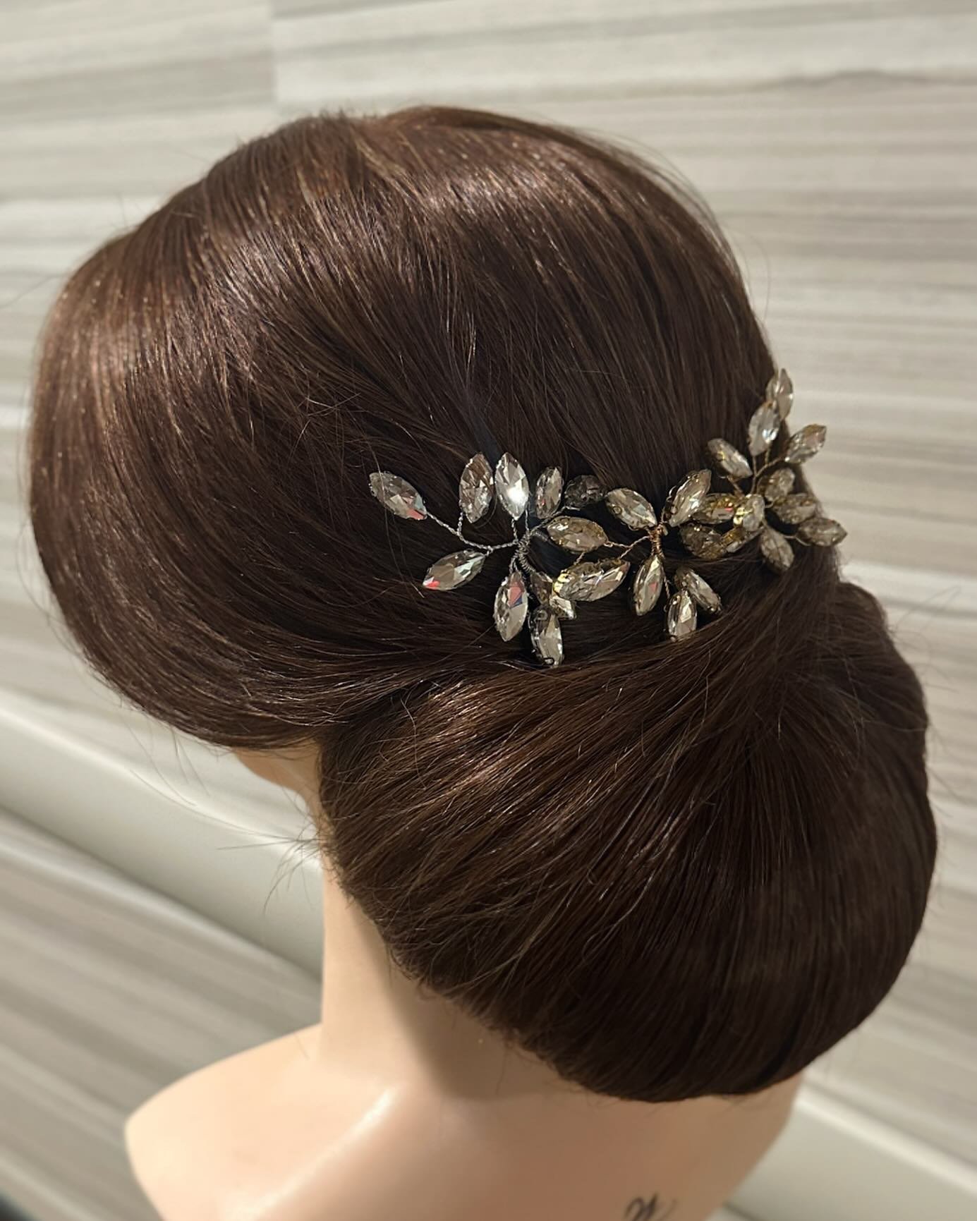 Last time I did this exact hairstyle was for my sister on her wedding day! I remember it like it was yesterday because she made me redo it because she wanted her bun wider so it could be seen from the front. I used an entire large hair donut for this