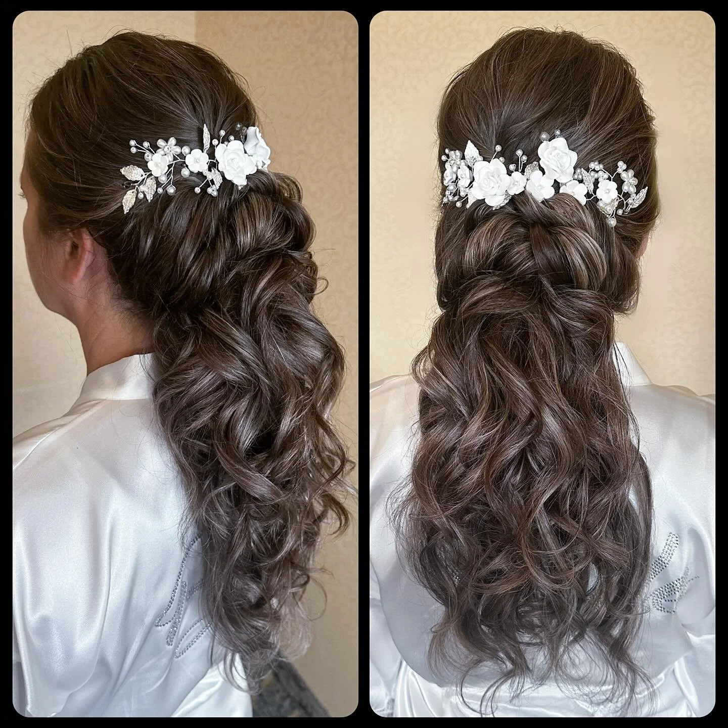 Low pony with volume and texture for my beautiful bride S today!👰&zwj;♀️

#ThunderBayWeddings 
#MobileWeddingHair 
#MobileWeddingMakeup 
#ThunderBayBrides 
#TBayBridalBeauty 
#OnSiteWeddingGlam 
#ThunderBayMakeupArtist 
#ThunderBayHairstylist 
#TBay