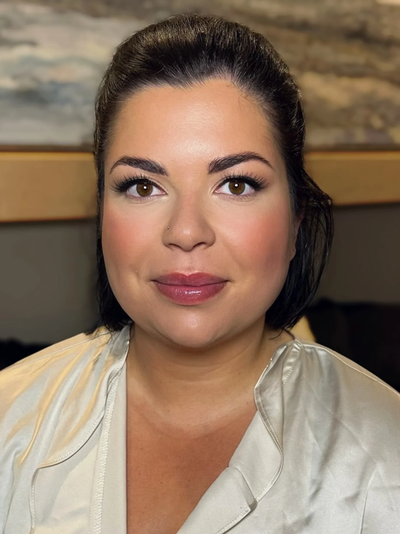 Another gorgeous bridesmaid from yesterday! S and I had a hoot of a time! 🤣

#ThunderBayWeddings 
#MobileWeddingHair 
#MobileWeddingMakeup 
#ThunderBayBrides 
#TBayBridalBeauty 
#OnSiteWeddingGlam 
#ThunderBayMakeupArtist 
#ThunderBayHairstylist 
#T