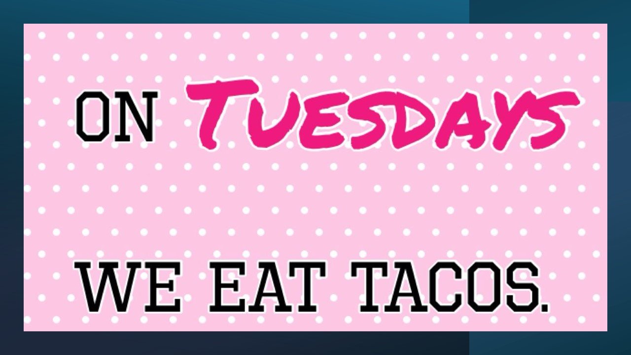 Hello Moose Lakers!

It's Taco Tuesday y'all!  After taking last week off to clean the bar, we are back!! Tonight at Taco Tuesday mention &quot;Taco Tuesday is Back&quot; and you will receive a FREE brownie!

See ya at Louie's because....
