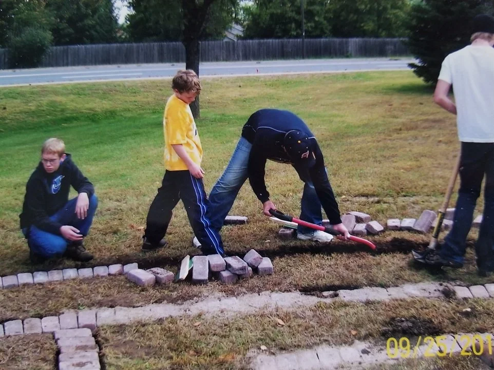 2010 September - Labyrinth installation