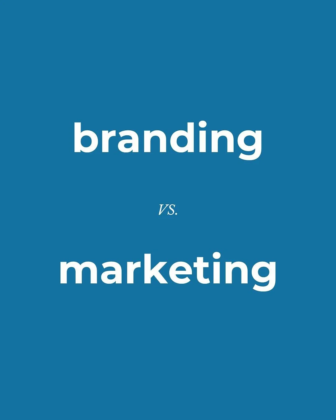 a #krushcourse on the difference between branding and marketing. for a very long time I viewed them as one in the same, and the truth is they work hand in hand but offer very different things. 

hope this helps!