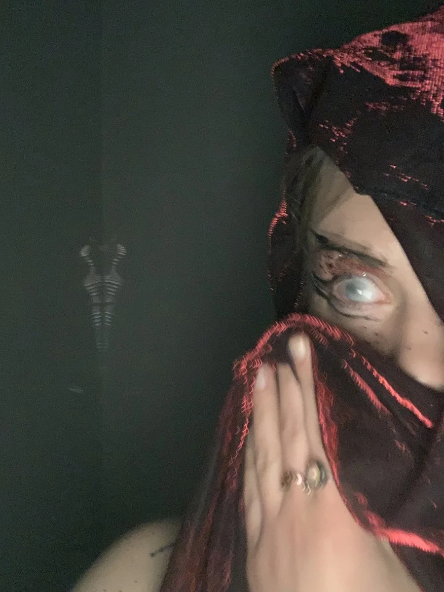 From Phoenix, 2022. Digital photographic self-portrait from a performative series.