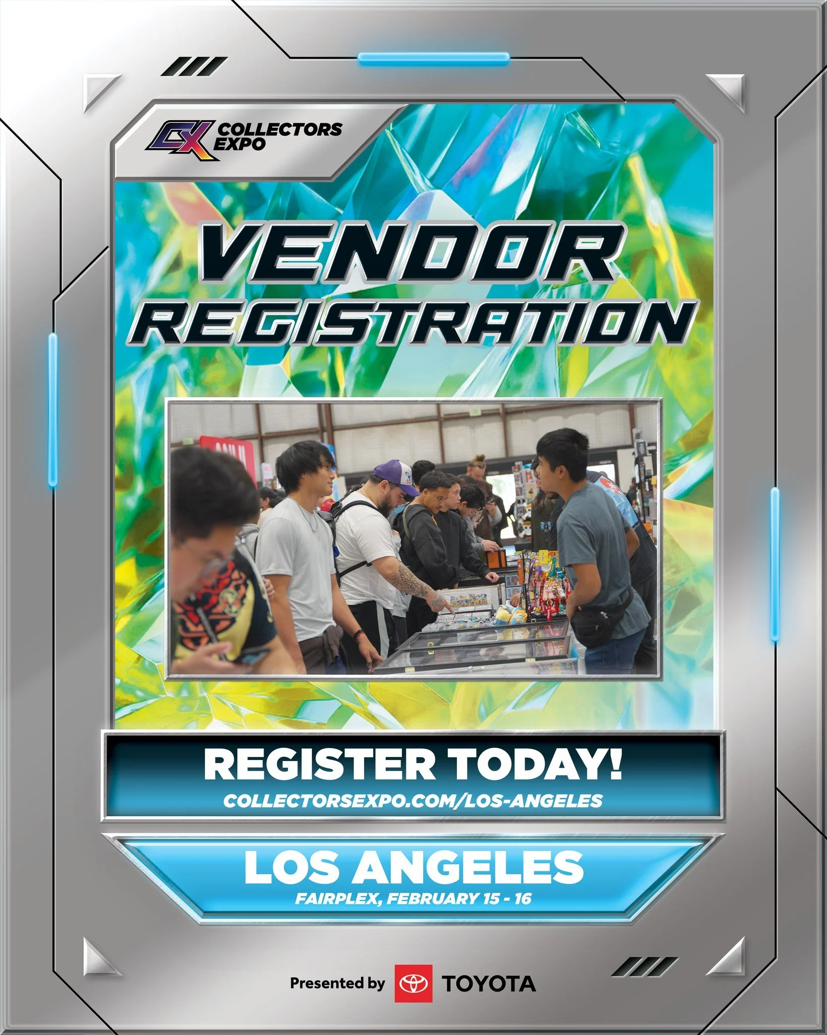 🚨REGISTRATION OPEN🚨
Calling out all TCG and Collectible vendors! 📢

Collectors Expo vendor registration is live! Spacing is limited, we&rsquo;ll see you there! 🔥

🔗: www.collectorsexpo.com/los-angeles