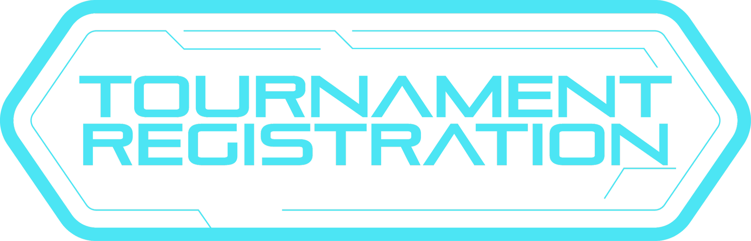 Tournament Registration - Glowing Tron Style Button