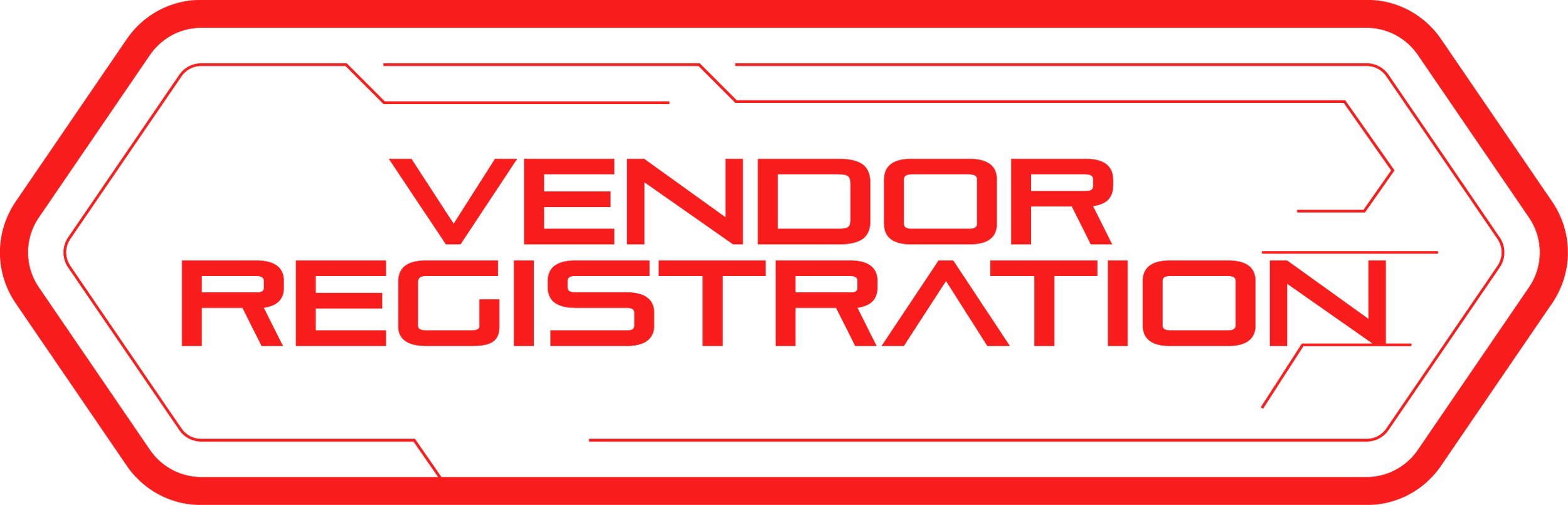 Bay Area Vendor Registration - Glowing Tron Style Button