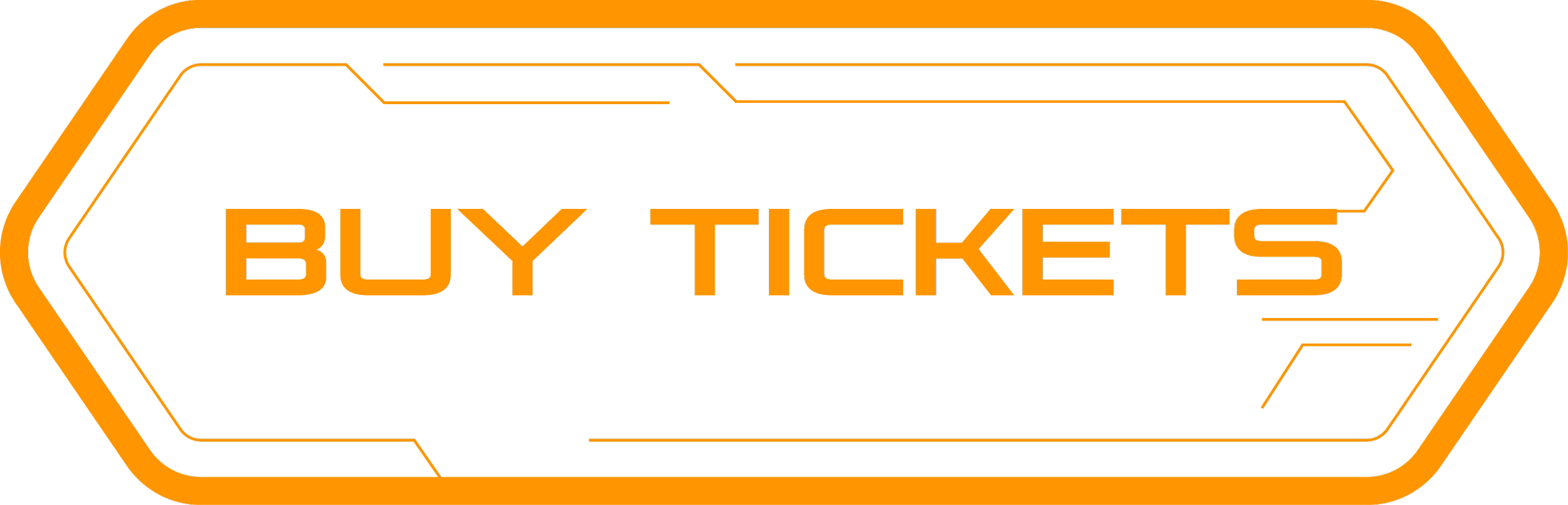 Orange County Buy Tickets - Glowing Tron Style Button