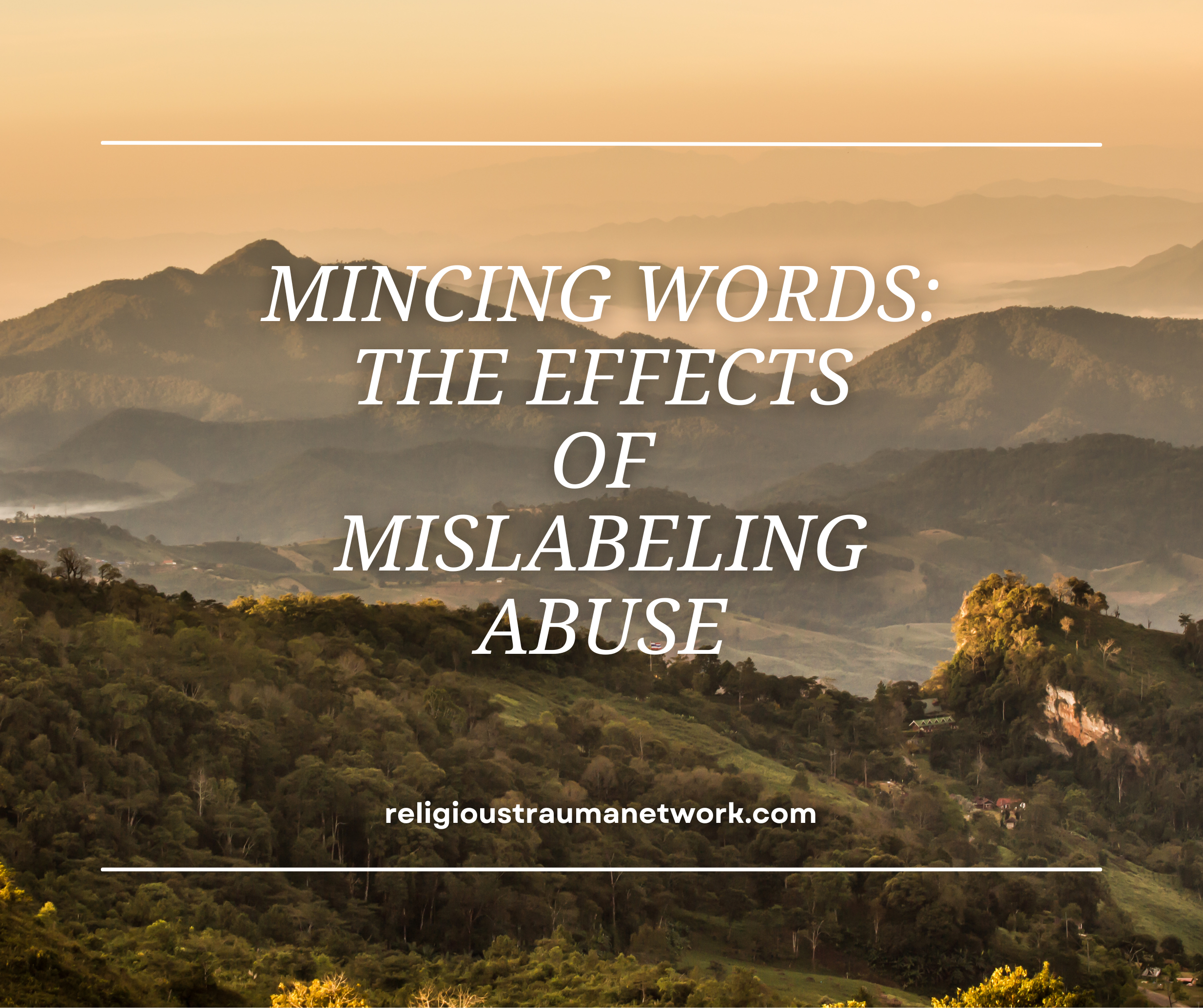 Mincing Words: The Effects of Mislabeling Abuse