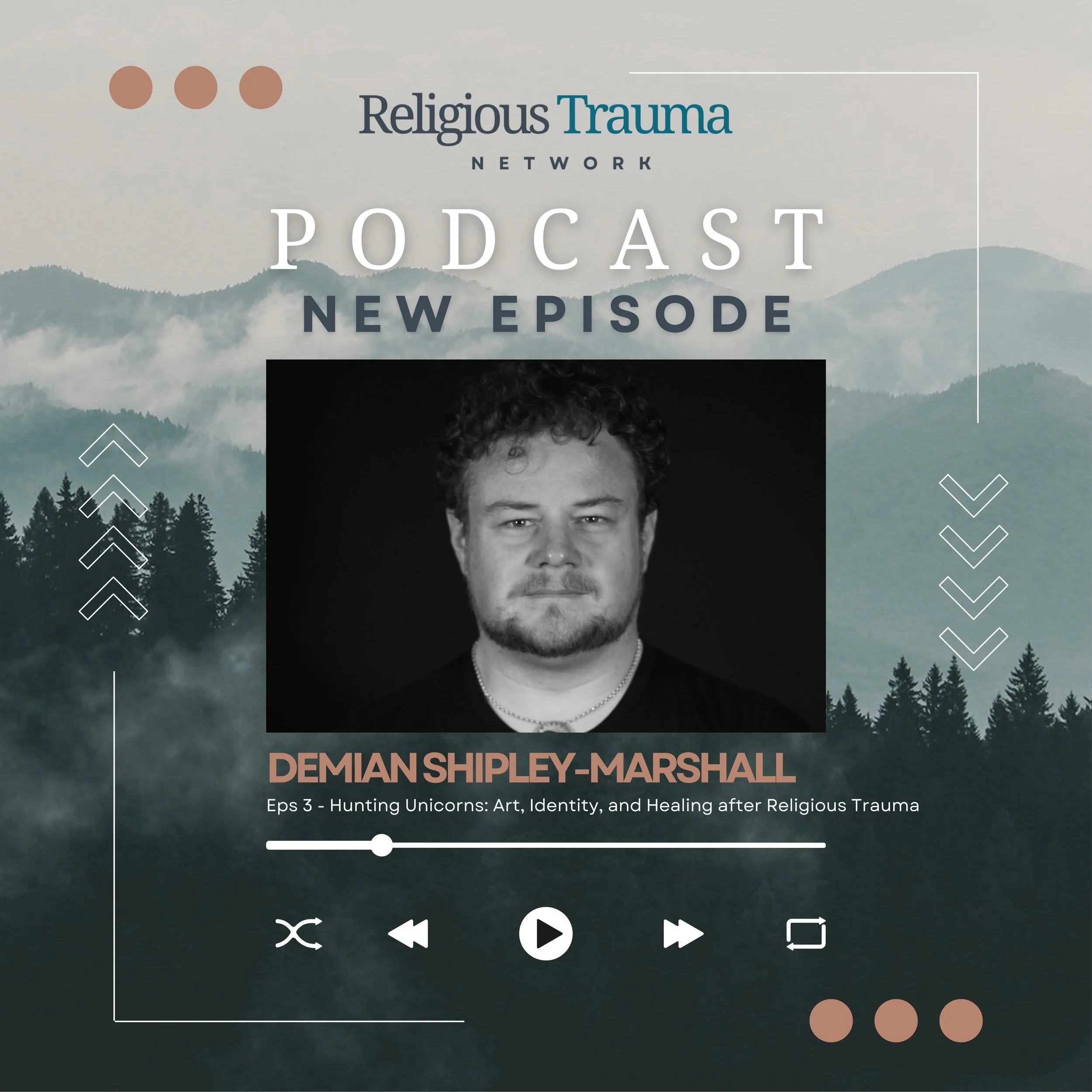 RTN Podcast - Hunting Unicorns: Art, Identity, and Healing after Religious Trauma with Demian Shipley-Marshall