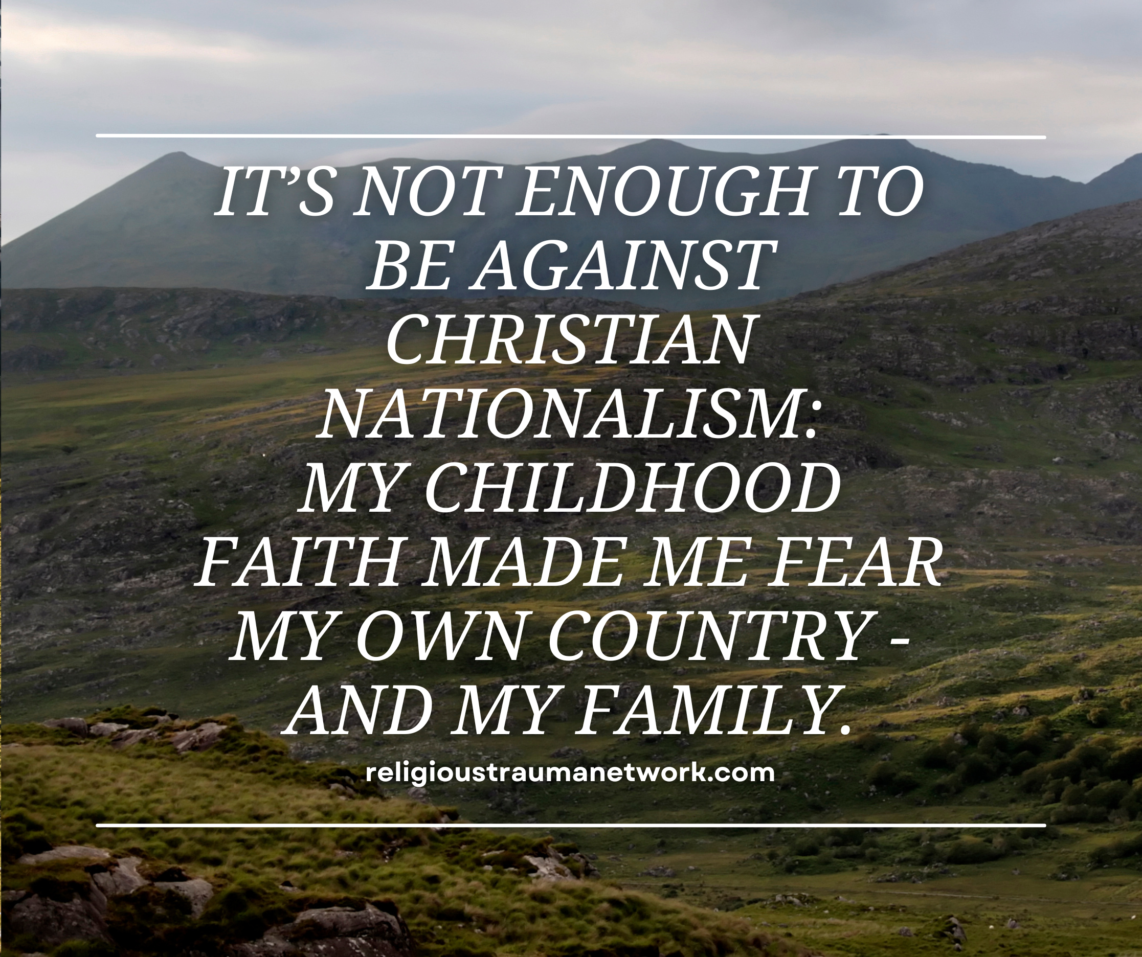 It’s Not Enough to be Against Christian Nationalism