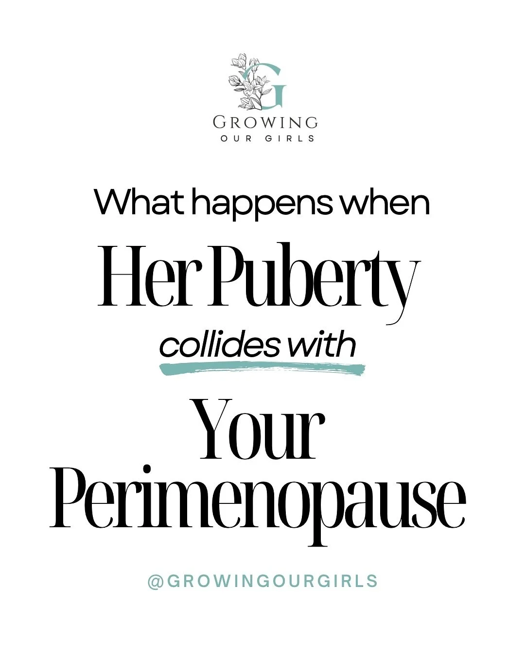 The thing your doctor didn&rsquo;t tell you about her puberty and your perimenopause colliding at the same time&hellip; that we will.

This overlap is one of the least-talked-about dynamics in motherhood. While your hormones are recalibrating, hers a