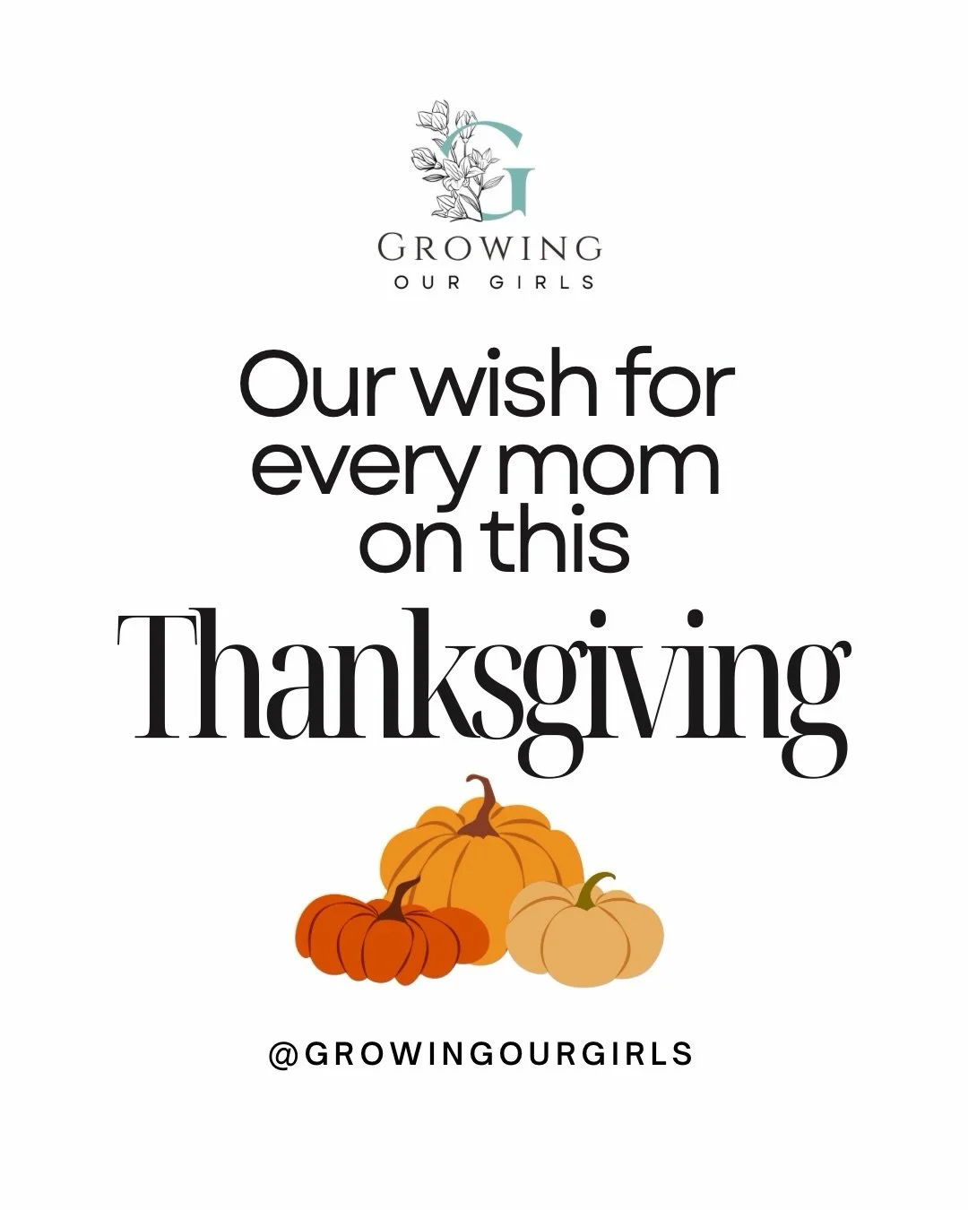 Slowing down with the ones who matter most and giving thanks for this whole community that continues to show up, support, and grow with us. Happy Thanksgiving, GOG family. 
🍽❤️🍁🧡🦃