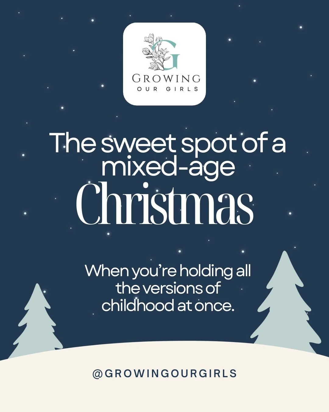 This year feels like such a sweet spot&hellip; one child fully believing, one helping make the magic, and one hovering in the in-between.

It&rsquo;s a reminder that motherhood is never just one season. It&rsquo;s all the seasons layered together. Th