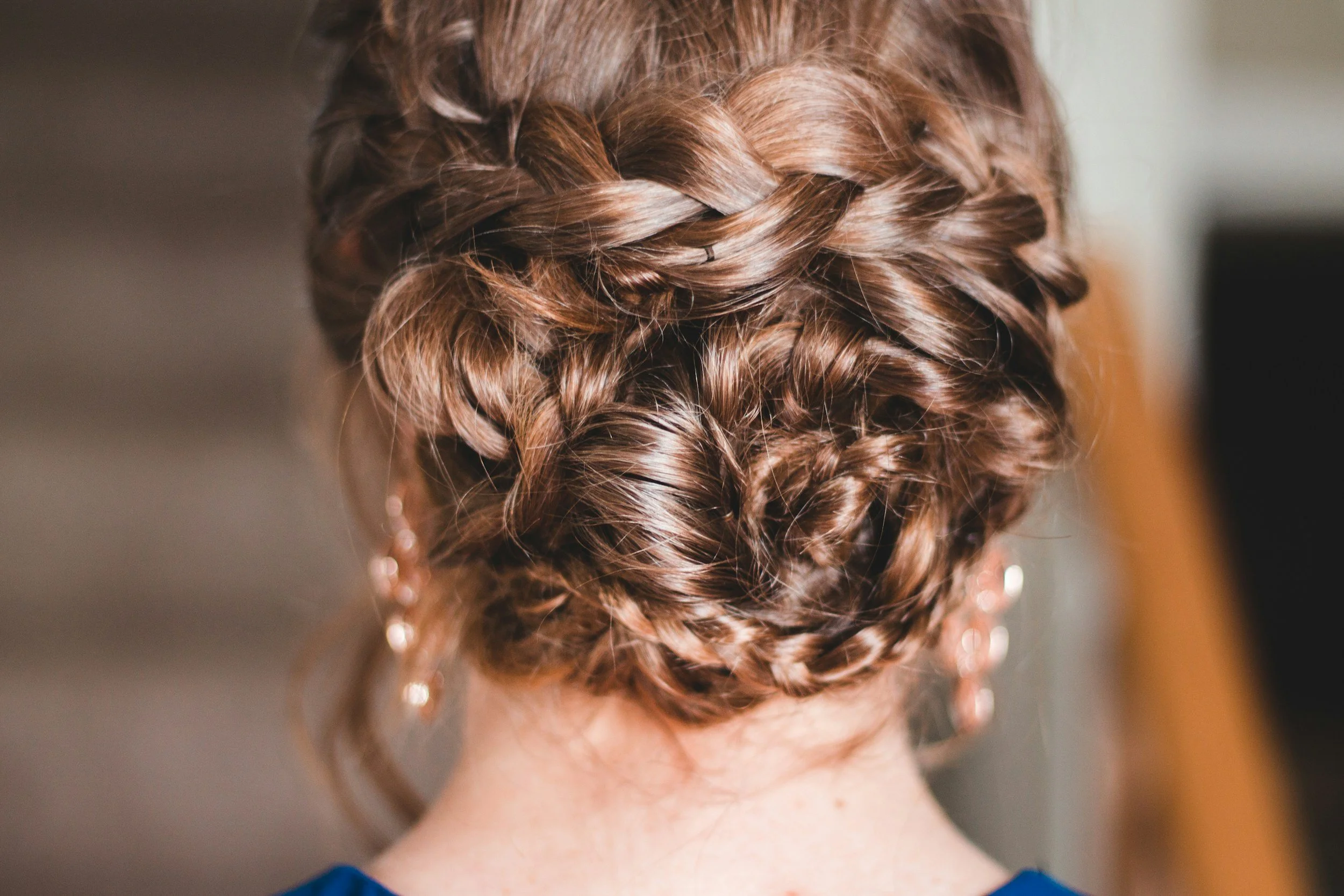 elegant updo hairstyle evening
