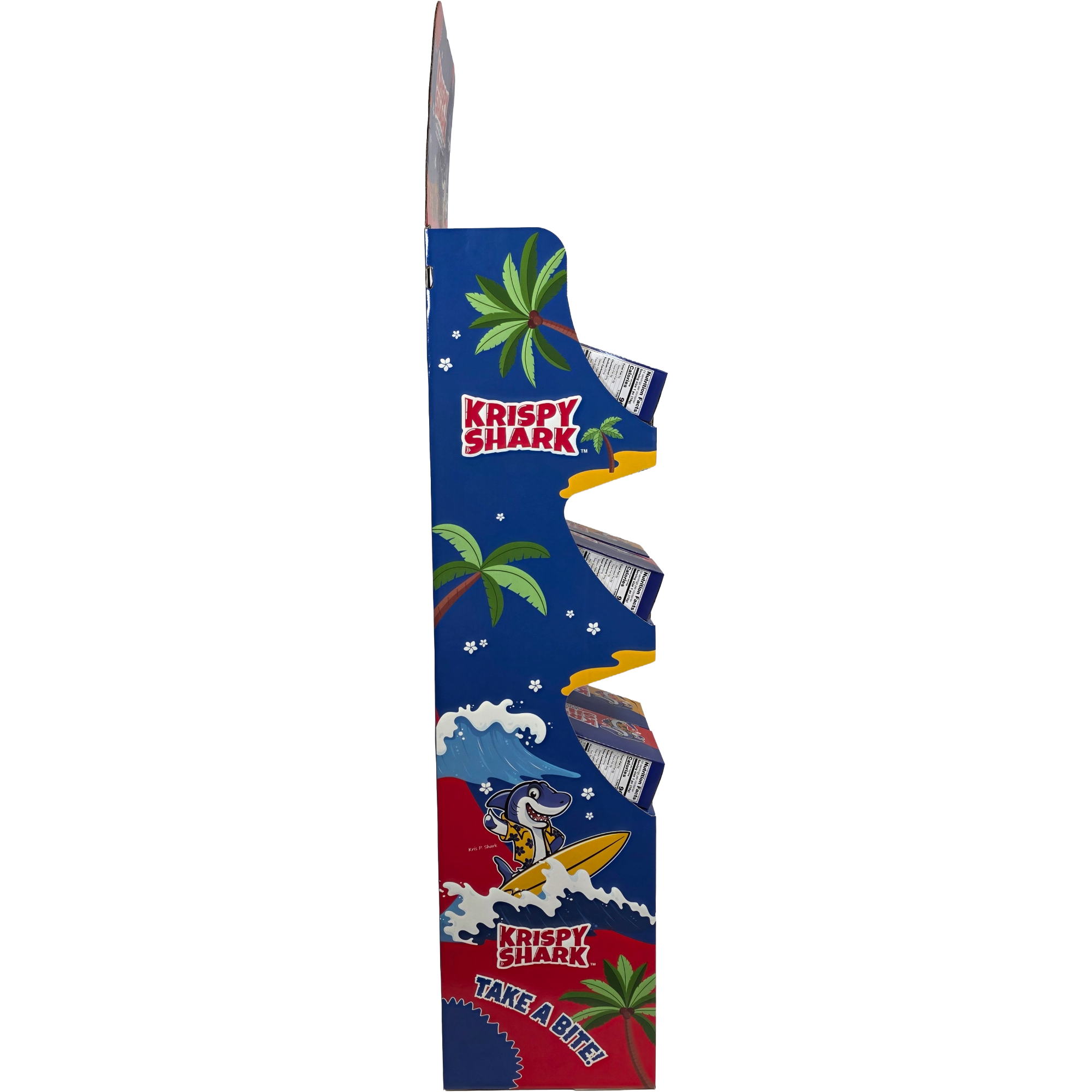 Tower filled with Stand-Up Pouches